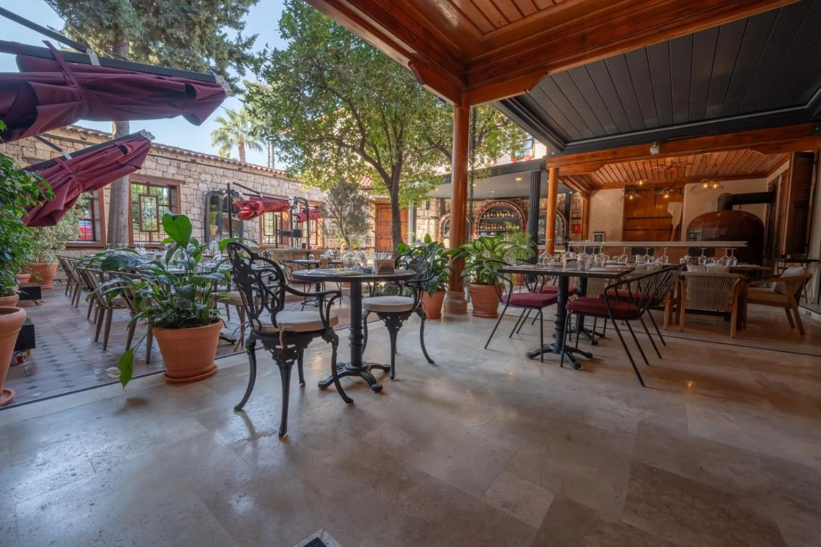 Patio in Belmondo Suites Old Town Antalya
