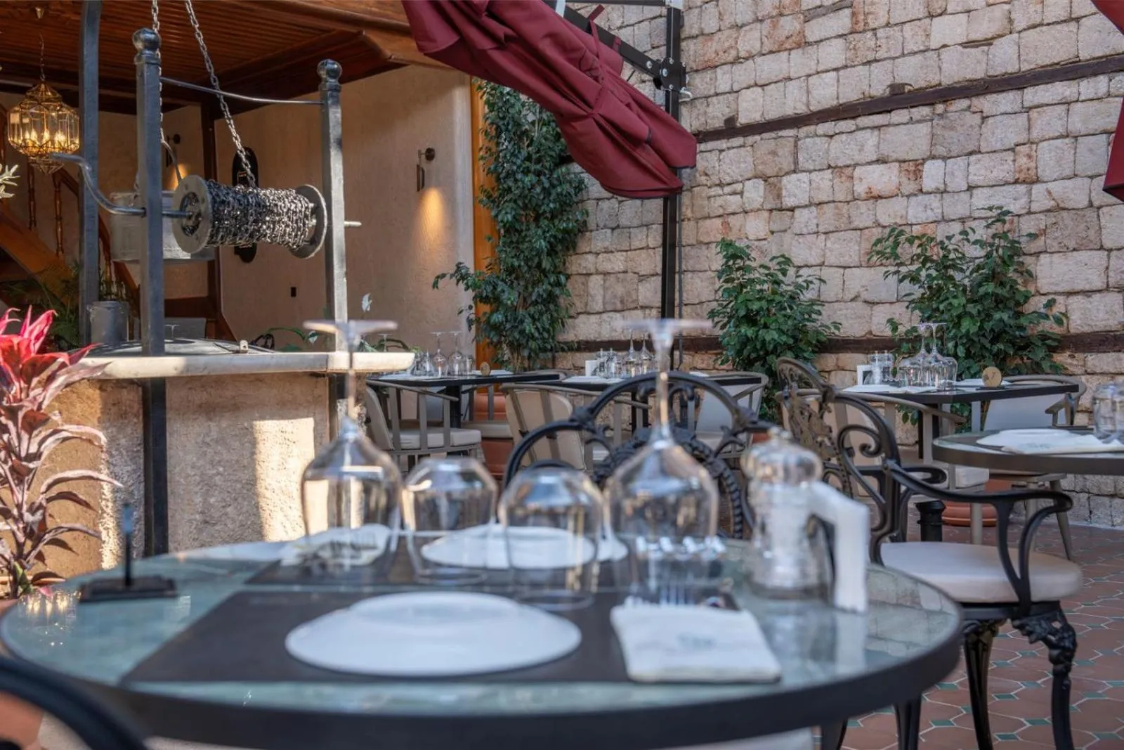 Patio in Belmondo Suites Old Town Antalya