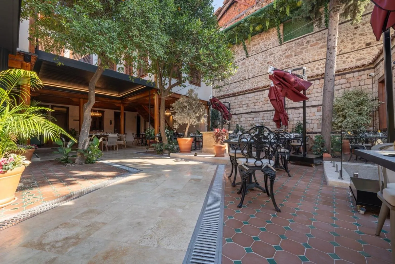 Patio in Belmondo Suites Old Town Antalya