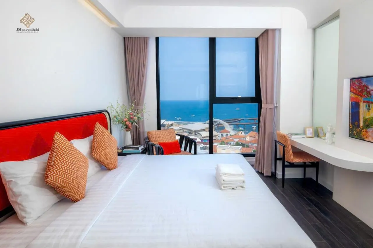 Natural landscape, Bed in Rosie Hillside Seaview Phu Quoc Apartment