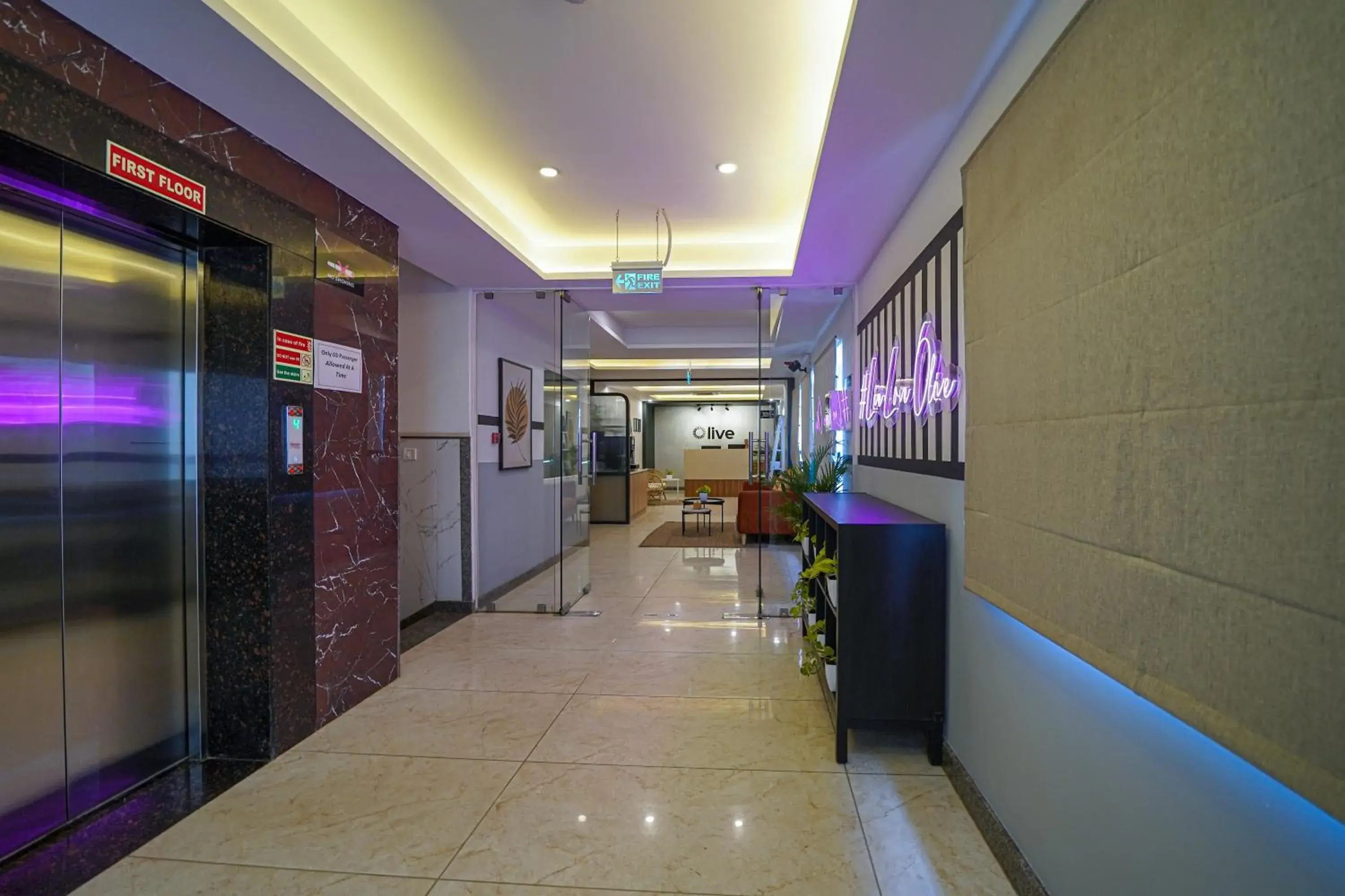 Lobby or reception in Olive Hotel Hebbal by Embassy Group Lobby or reception in Olive Hotel Hebbal by Embassy Group