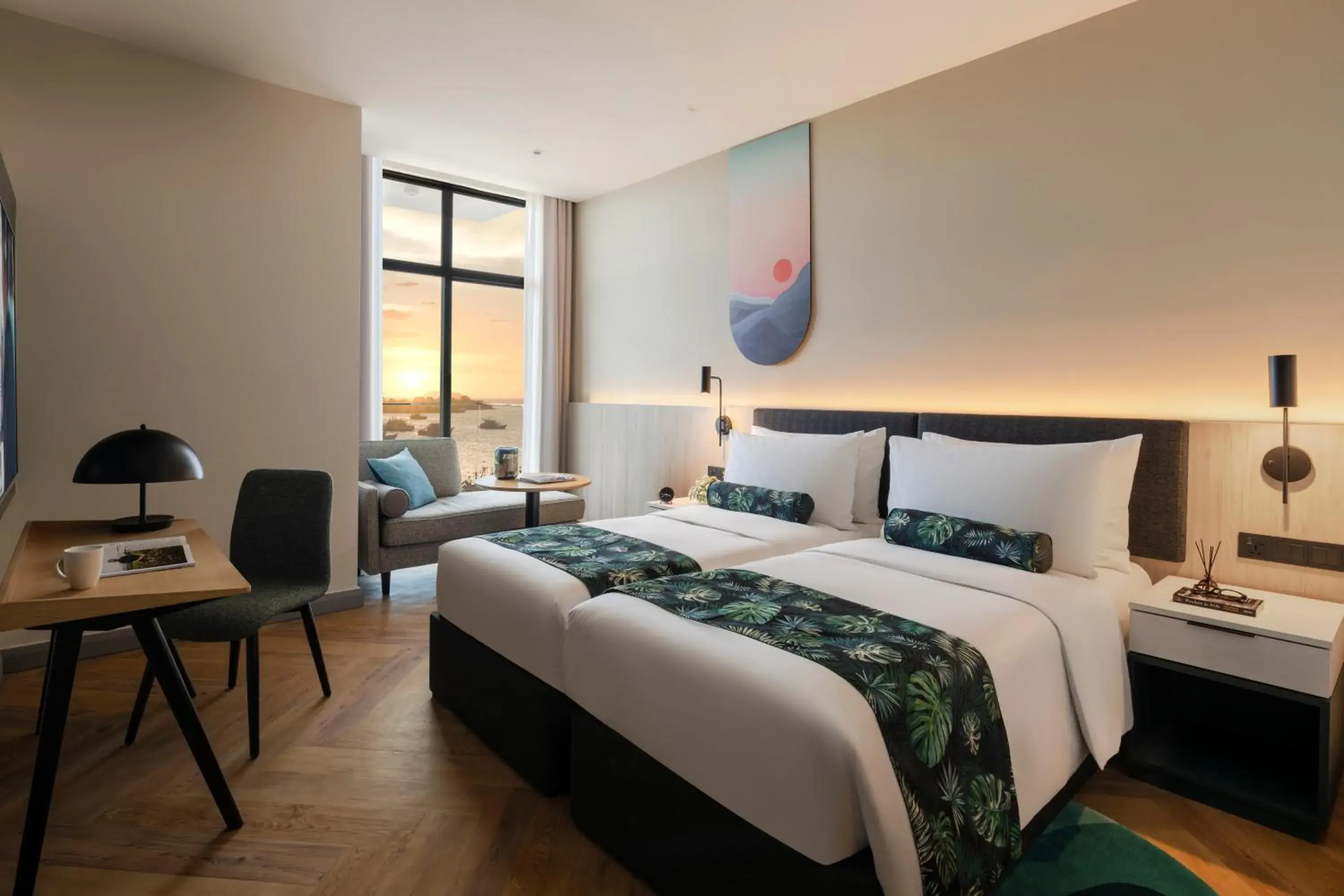 Studio Premier Twin with Seaview in Citadines Waterfront Kota Kinabalu Studio Premier Twin with Seaview in Citadines Waterfront Kota Kinabalu