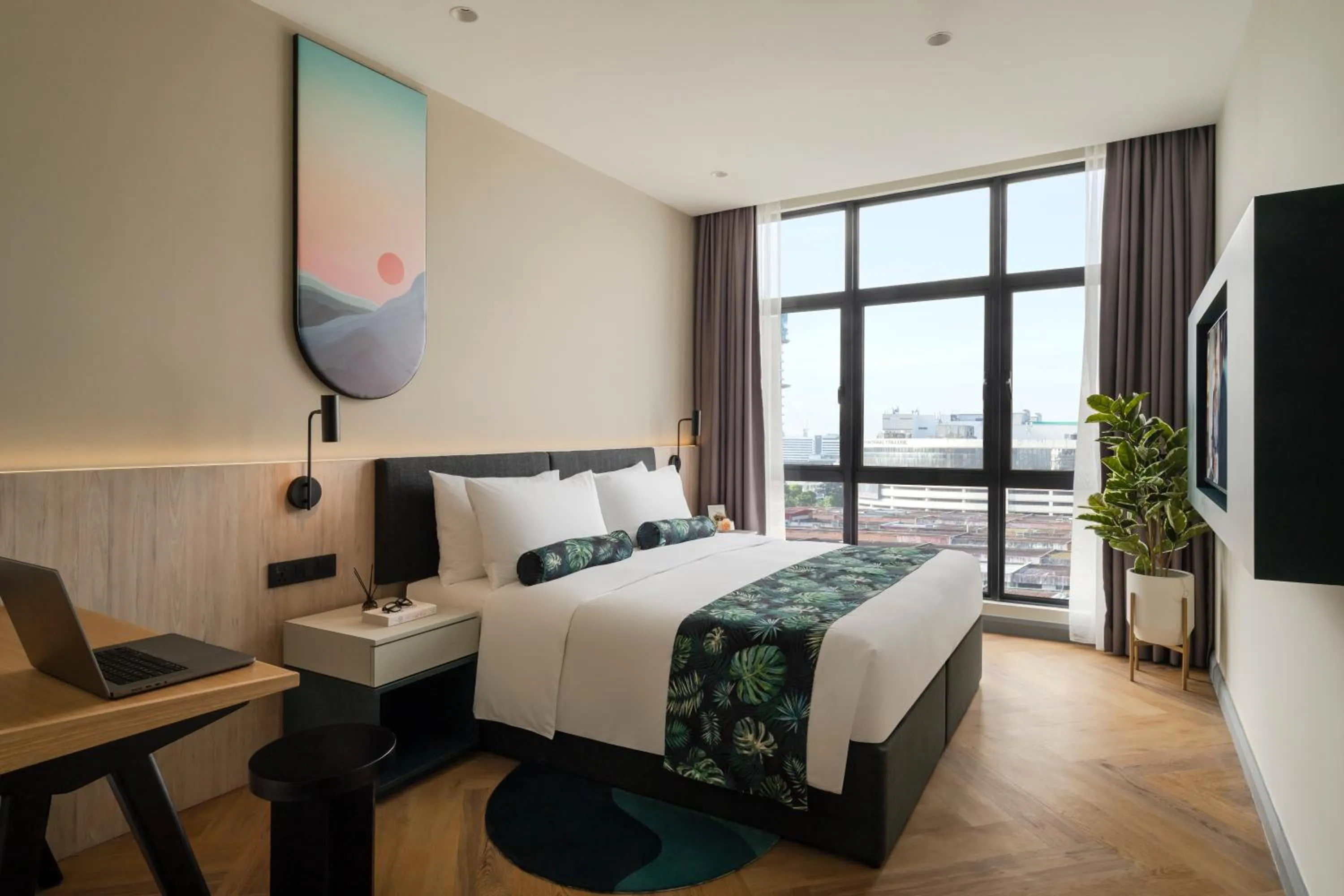 Bed in Citadines Waterfront Kota Kinabalu