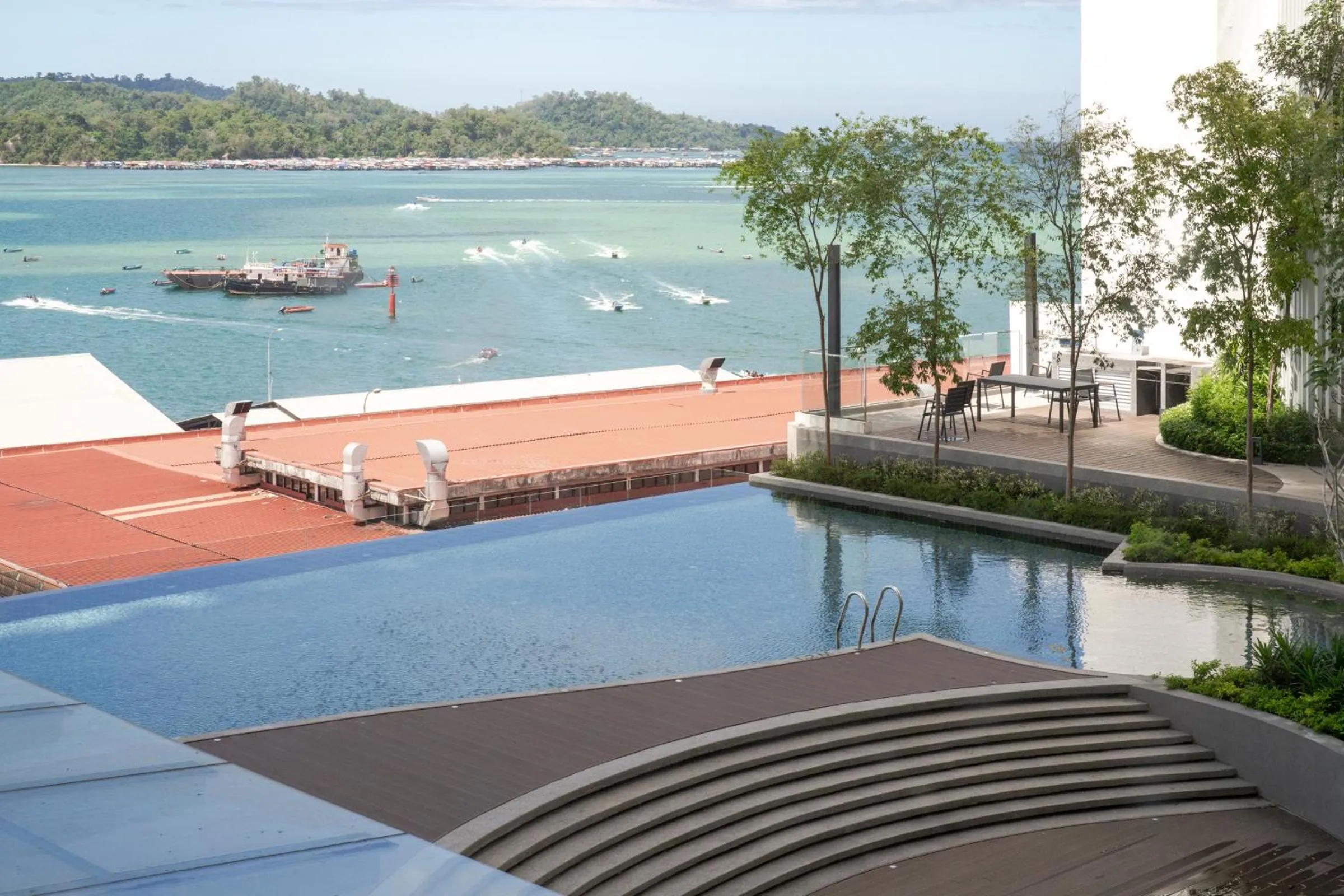 Sea view in Citadines Waterfront Kota Kinabalu