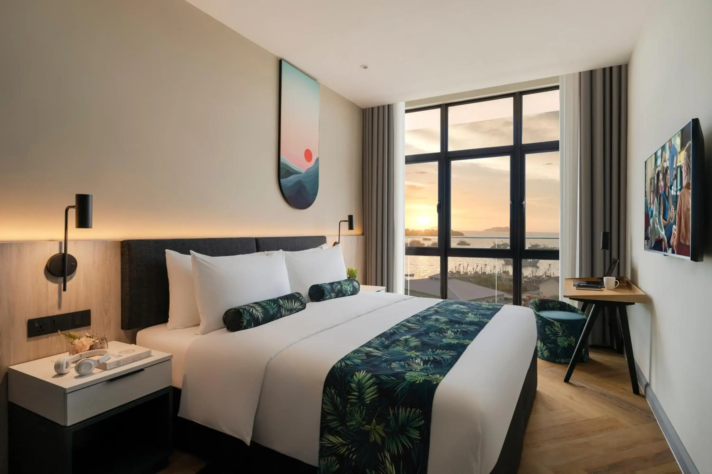 Bed in Citadines Waterfront Kota Kinabalu Bed in Citadines Waterfront Kota Kinabalu