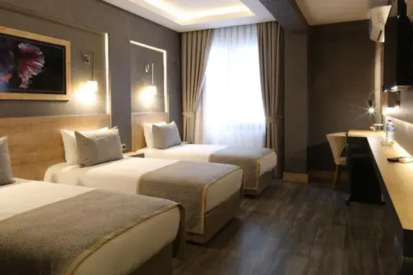 Bed in Hisarhan Otel Bed in Hisarhan Otel