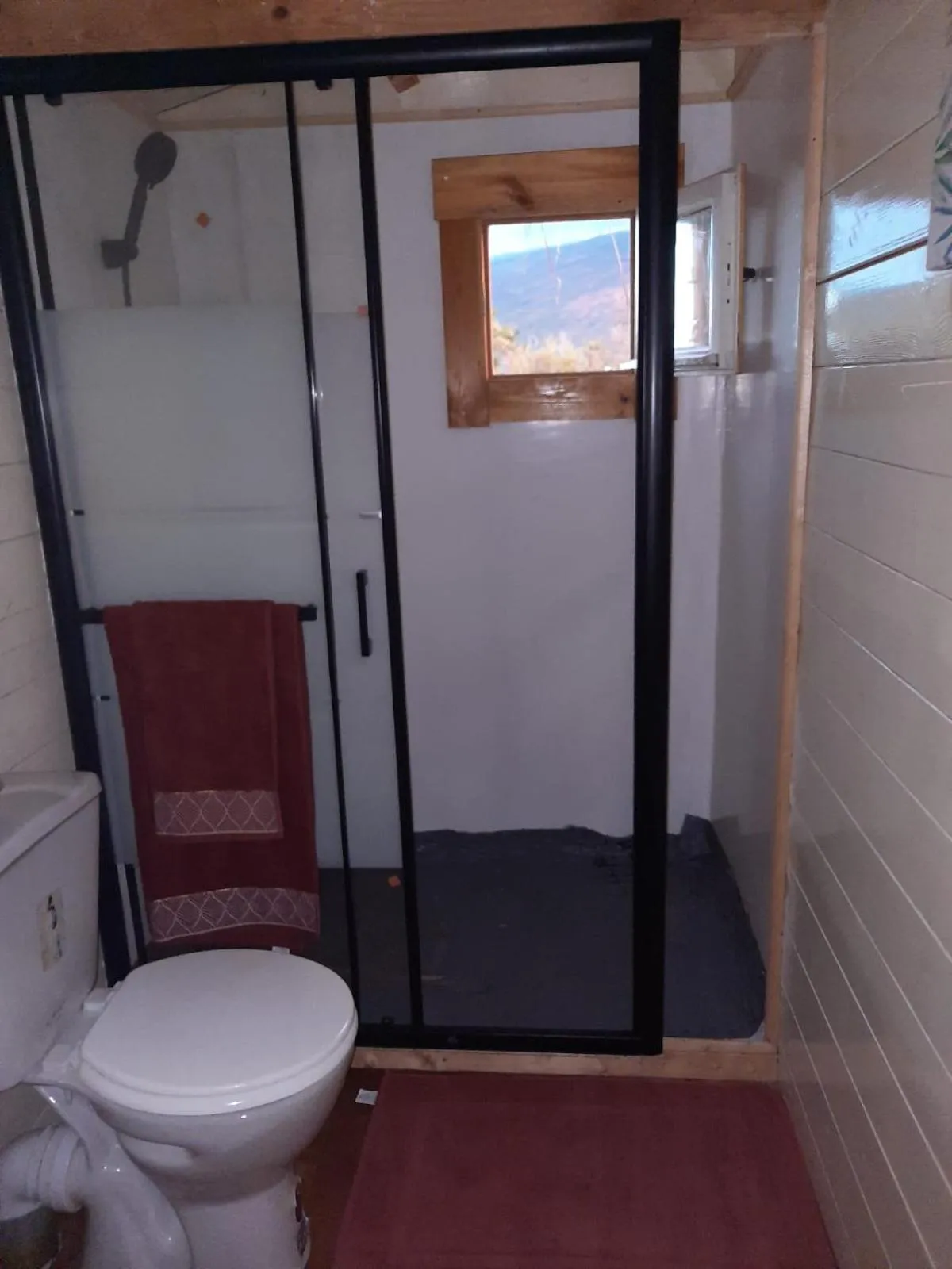 Shower in Chalets Chomoni