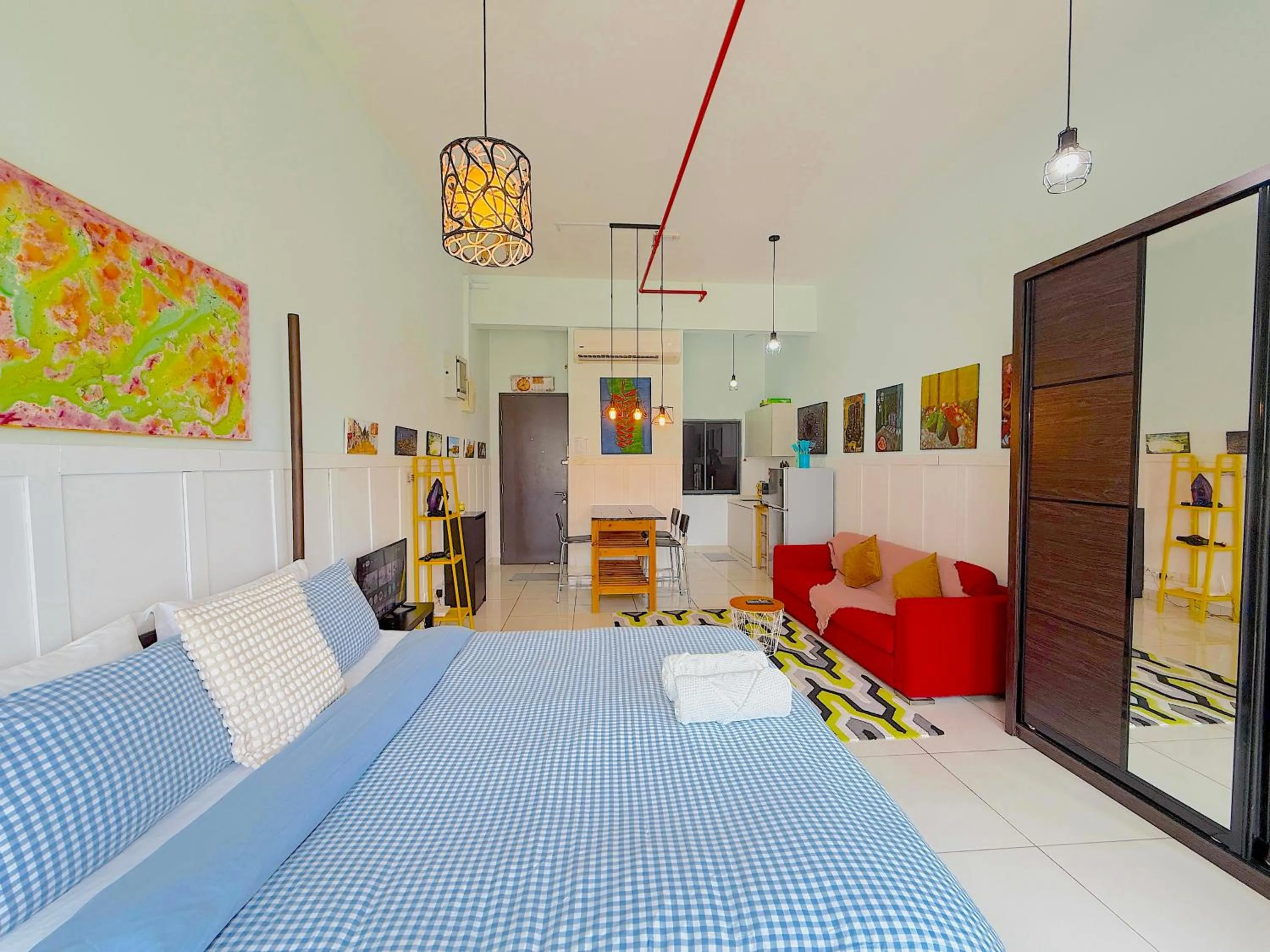Living room, Bed in 3 Towers Jalan Ampang By Serenity Vacation Homes