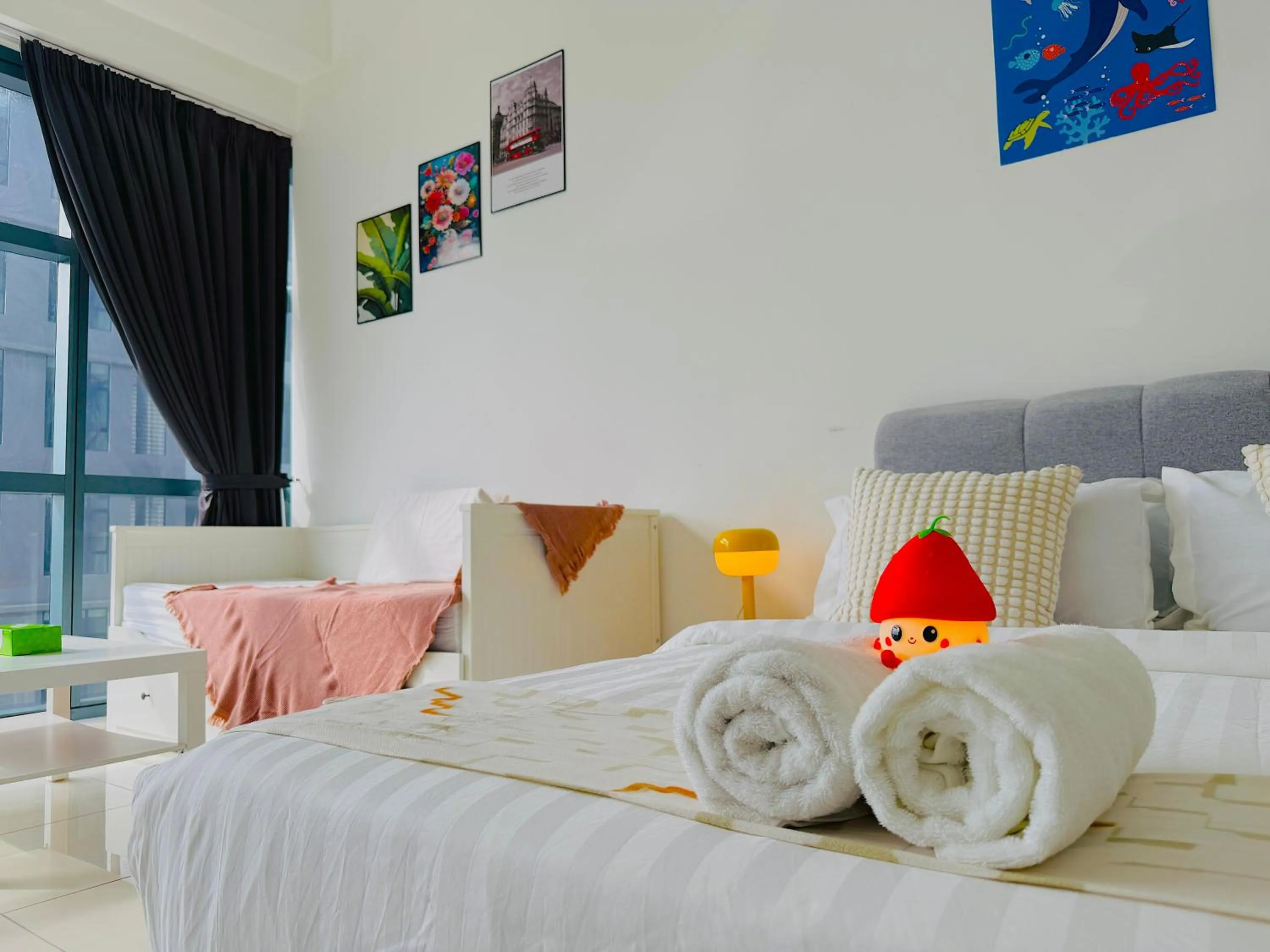 Bed in 3 Towers Jalan Ampang By Serenity Vacation Homes