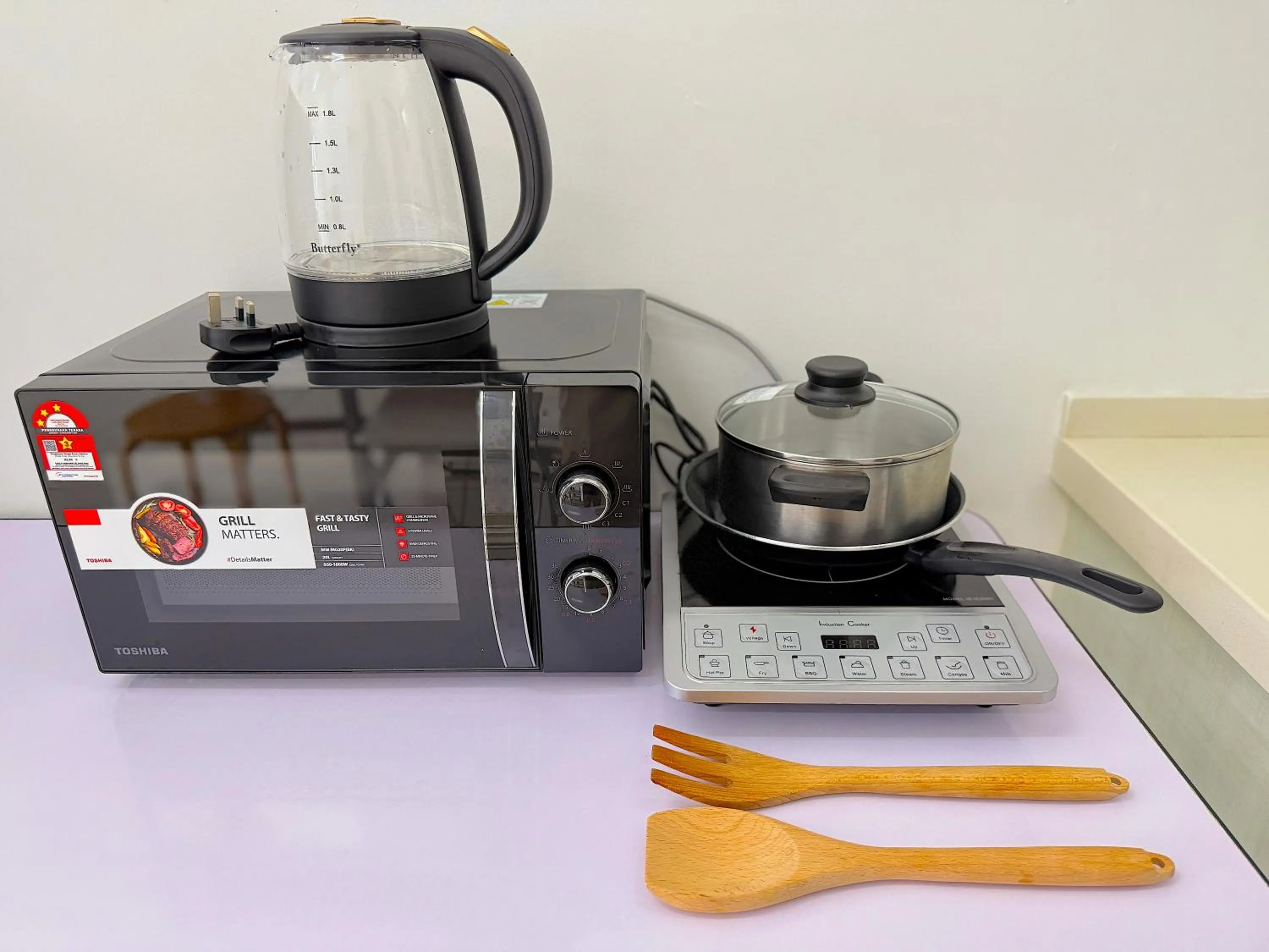 Kitchen or kitchenette in 3 Towers Jalan Ampang By Serenity Vacation Homes