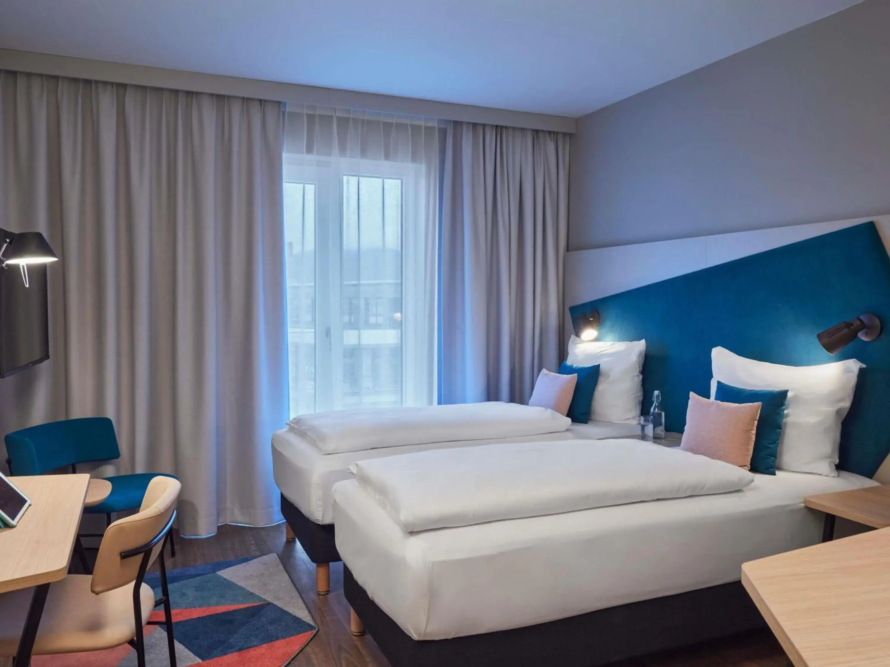 Bedroom, Bed in Aparthotel Adagio Heidelberg Bedroom, Bed in Aparthotel Adagio Heidelberg