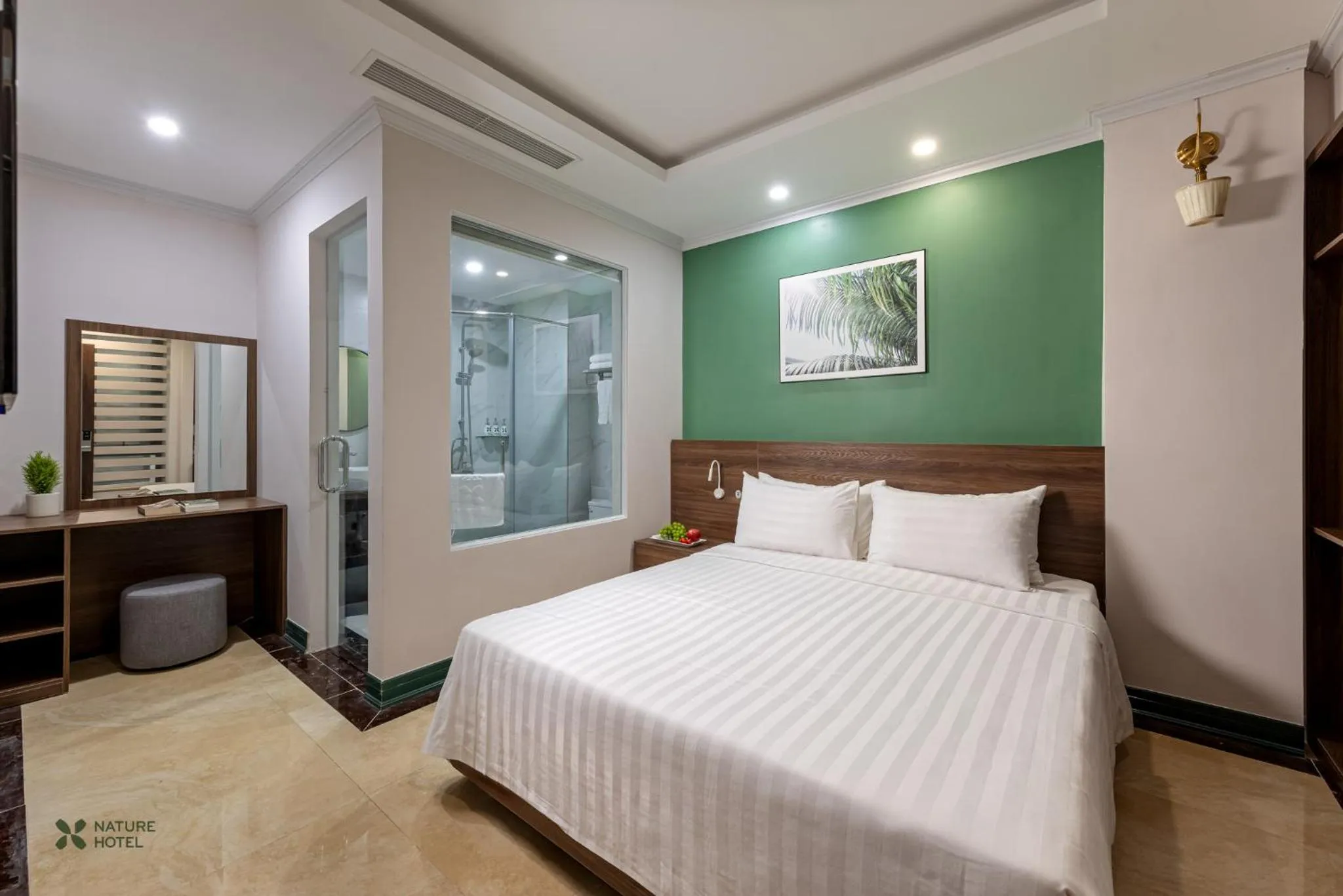 View (from property/room), Bed in Nature Hotel