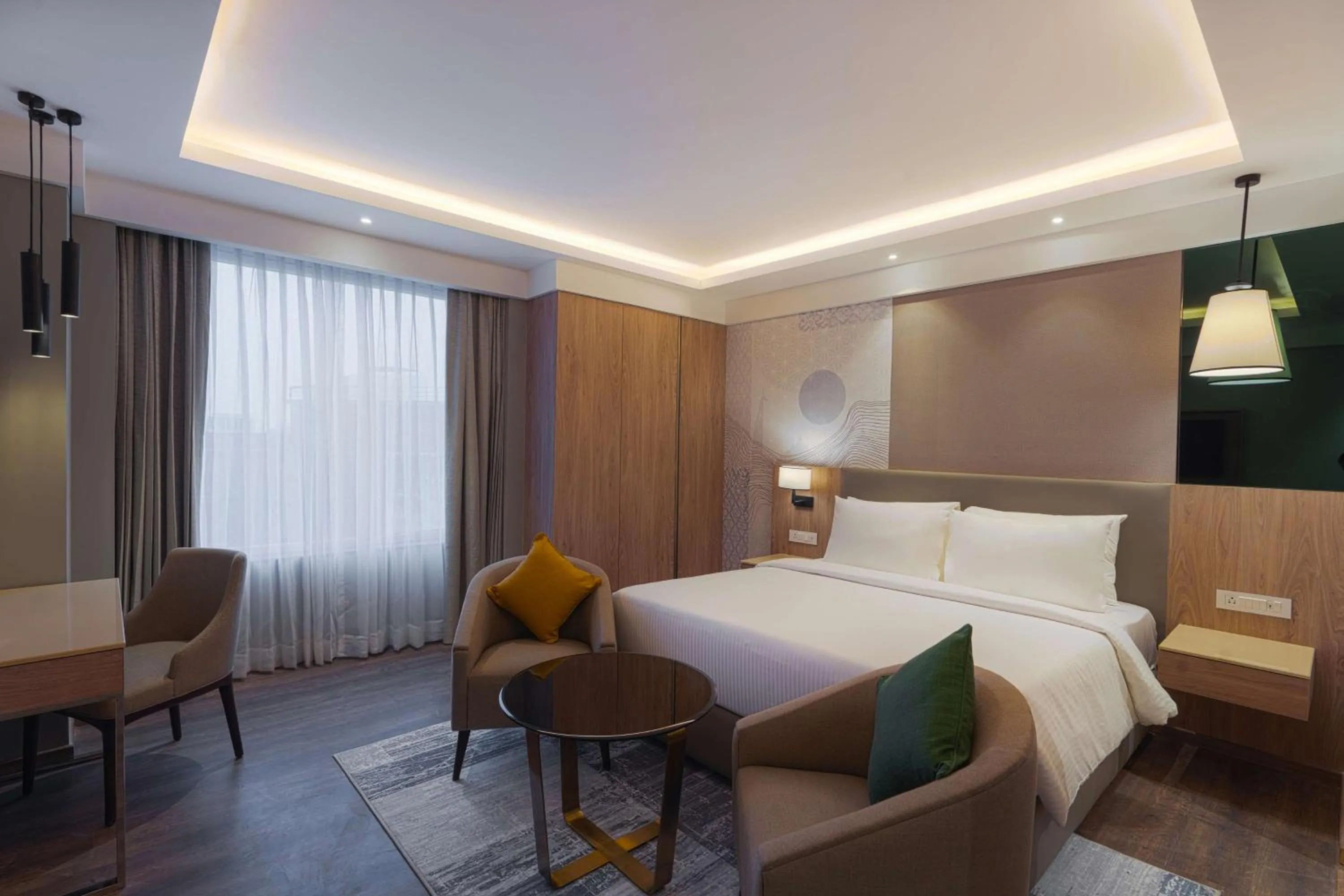 Bedroom, Bed in Park Inn by Radisson Ayodhya