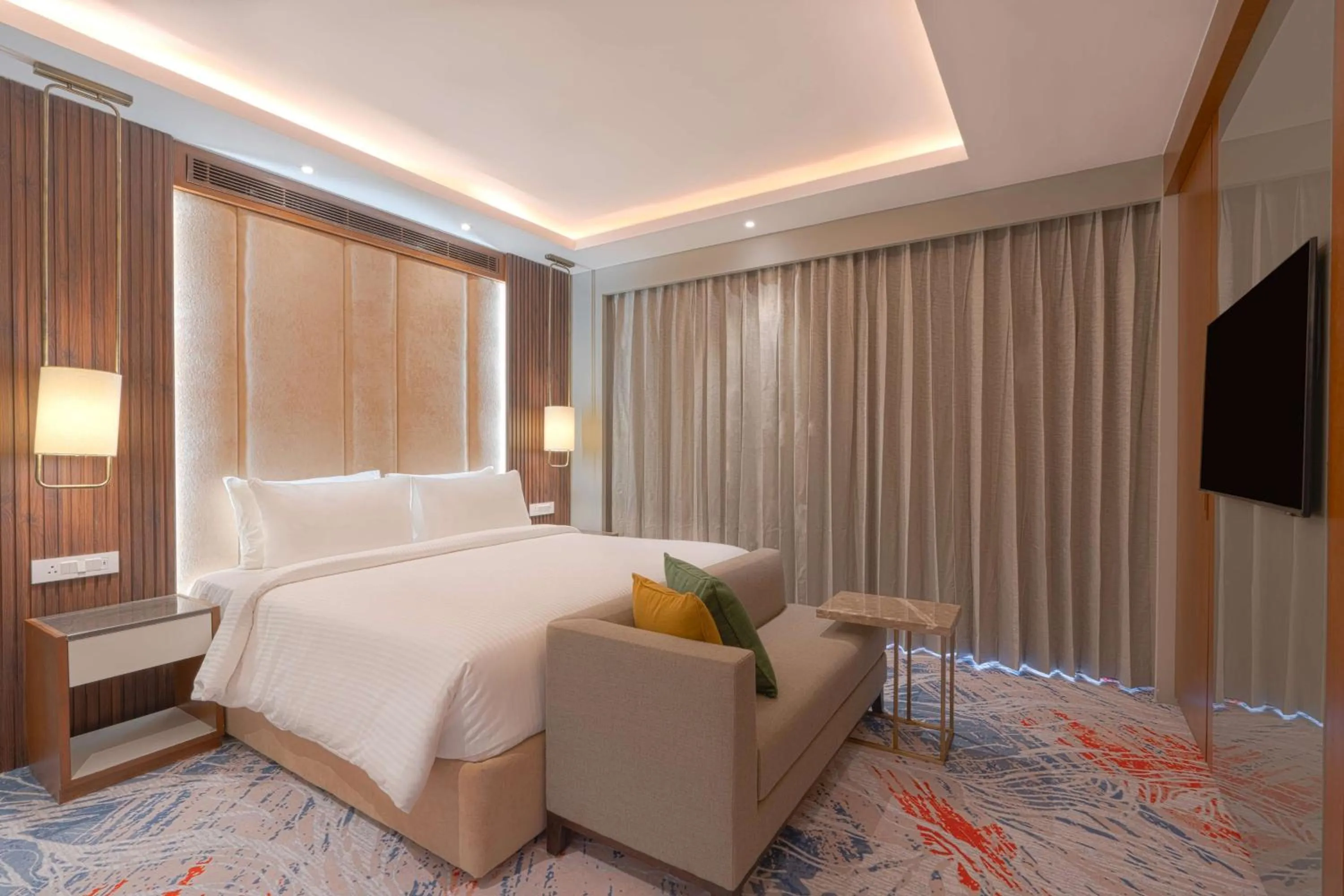 Photo of the whole room, Bed in Park Inn by Radisson Ayodhya