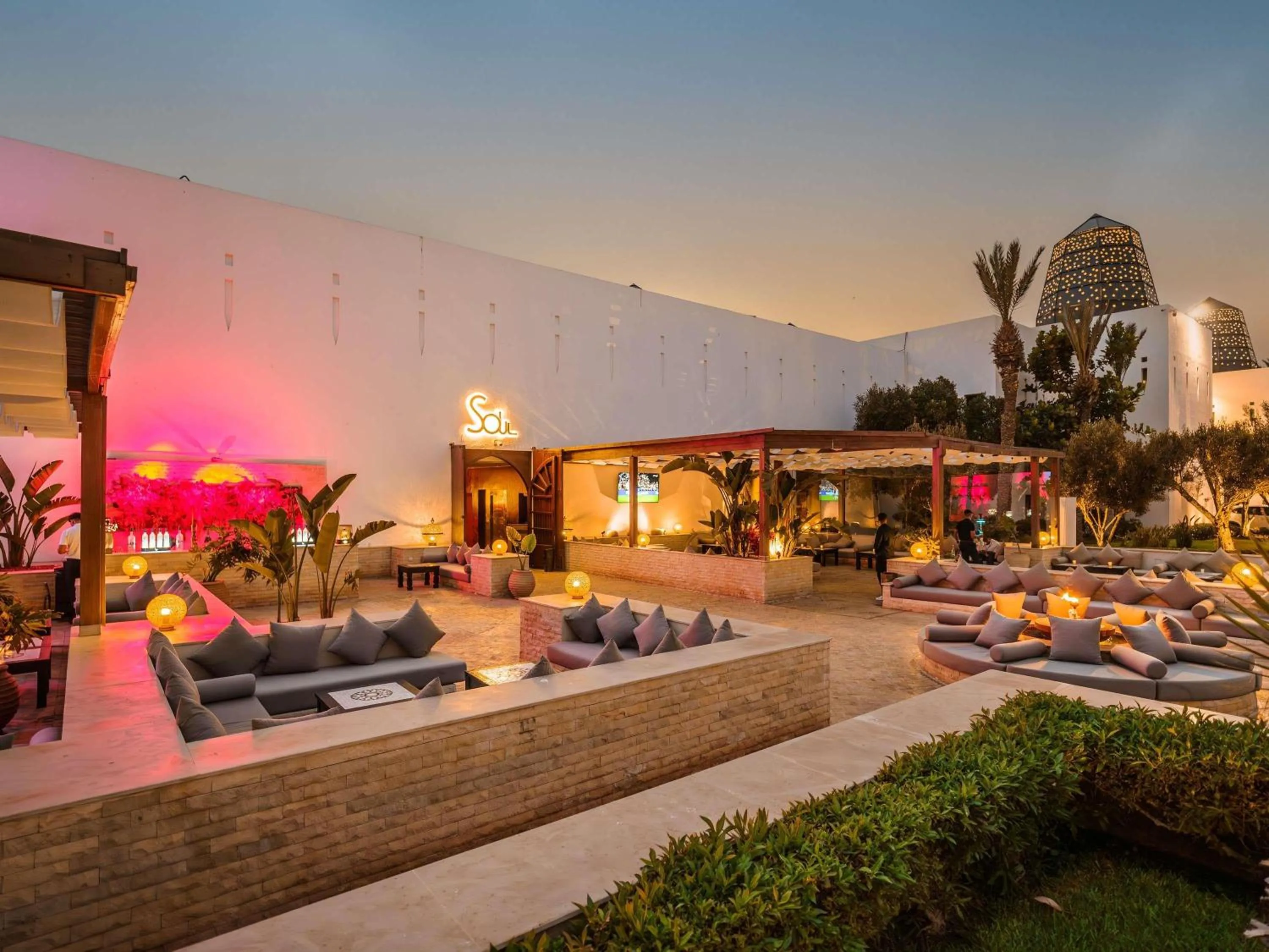 Lounge or bar in Sofitel Agadir Royal Bay Resort