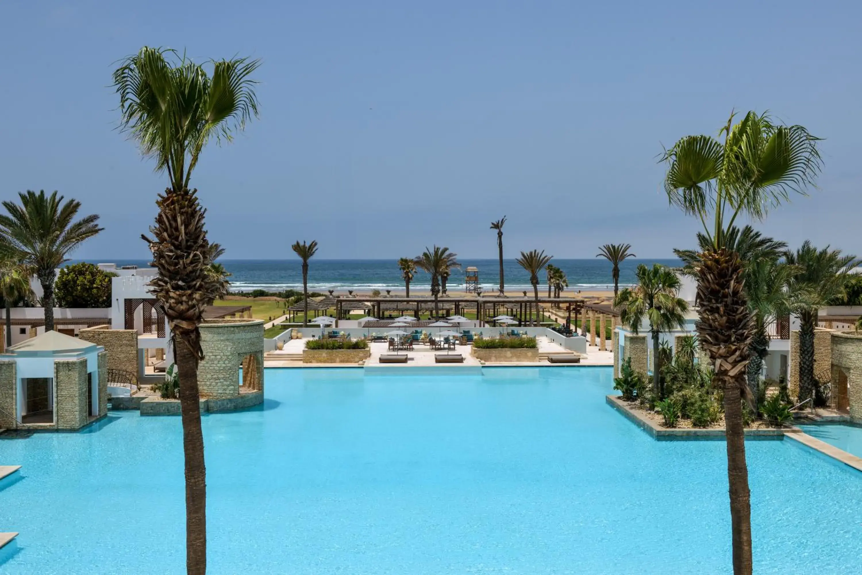 Pool view in Sofitel Agadir Royal Bay Resort Pool view in Sofitel Agadir Royal Bay Resort