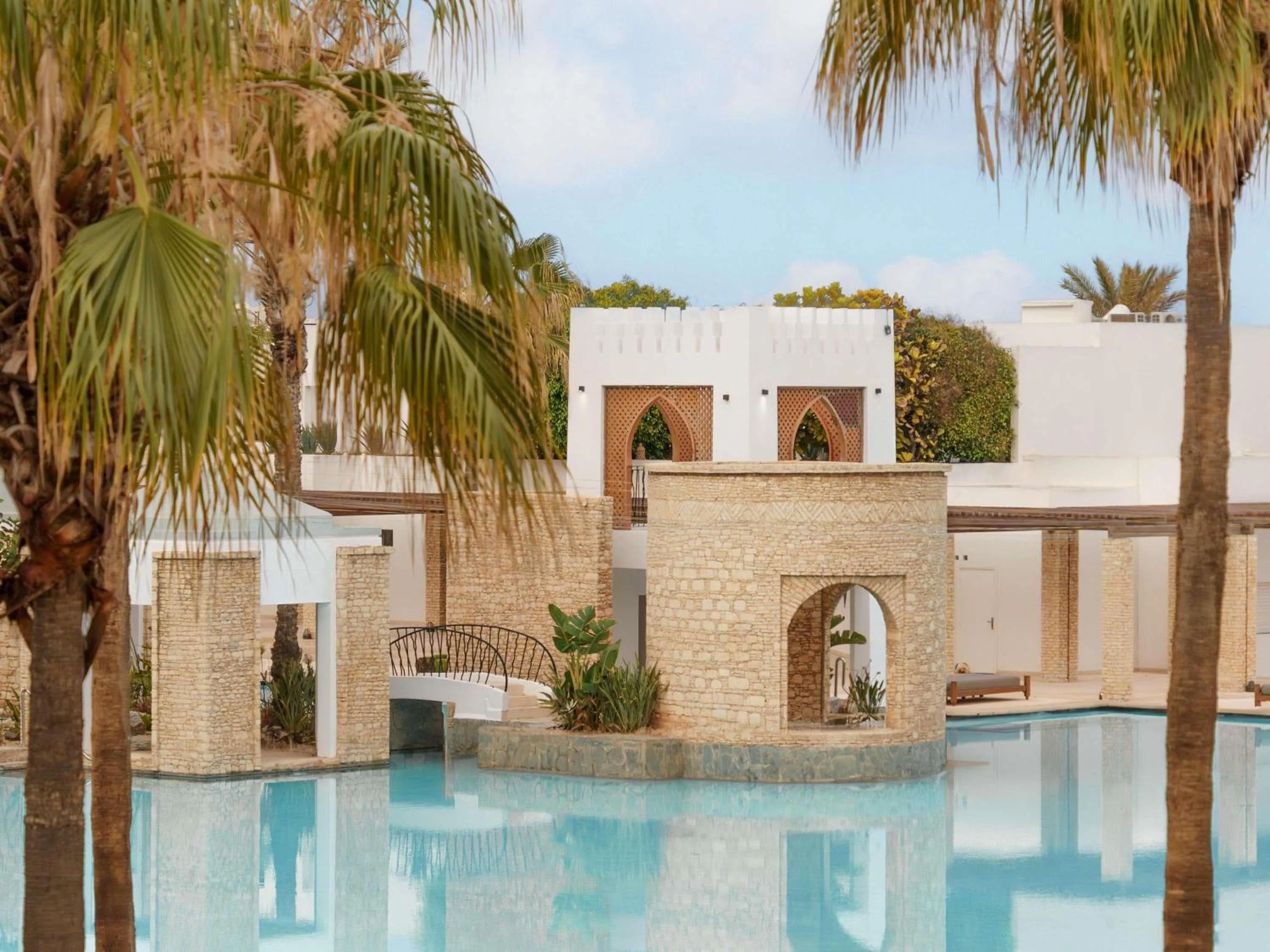 Pool view in Sofitel Agadir Royal Bay Resort