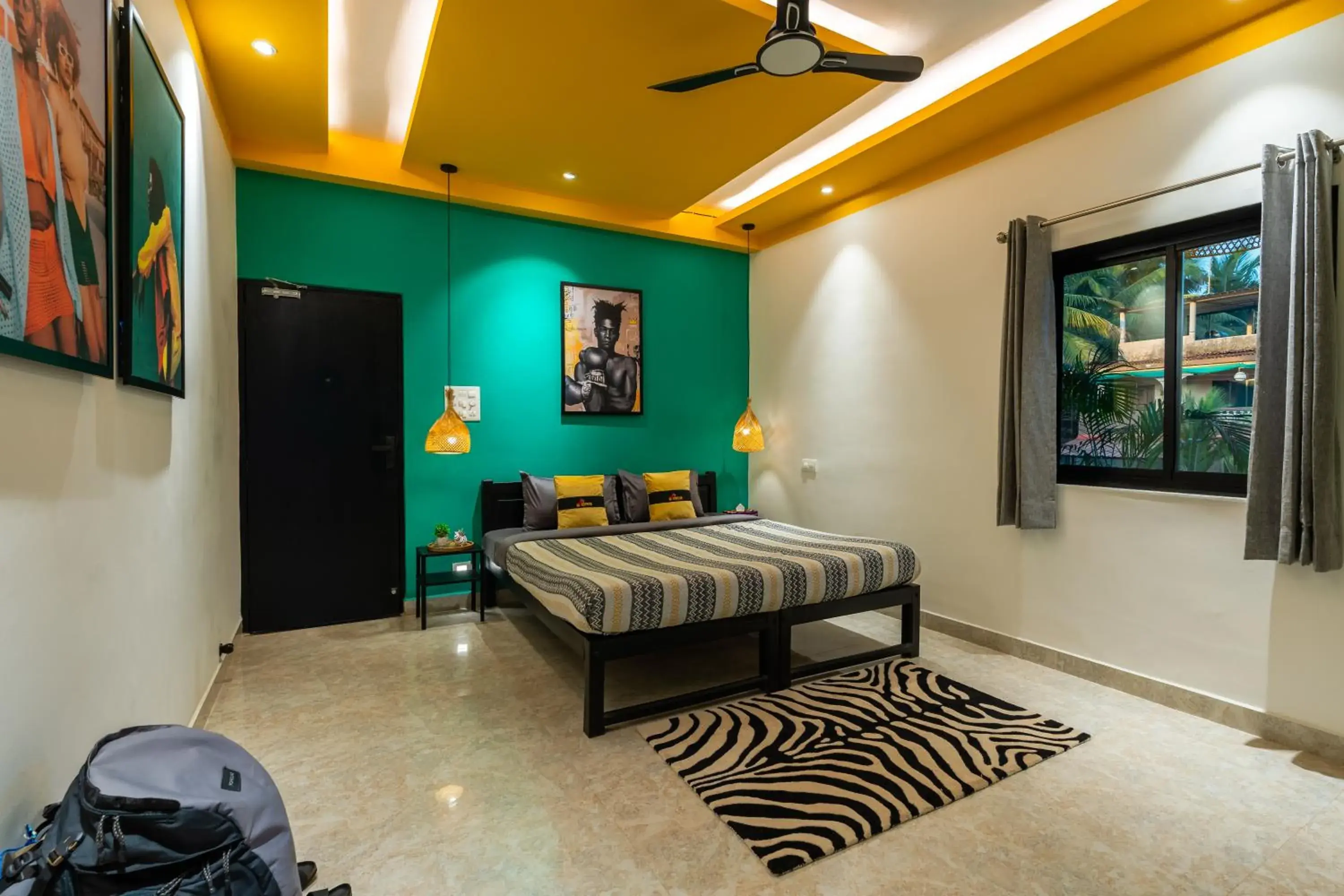 Bed in Whoopers Boutique Hotel Morjim Bed in Whoopers Boutique Hotel Morjim