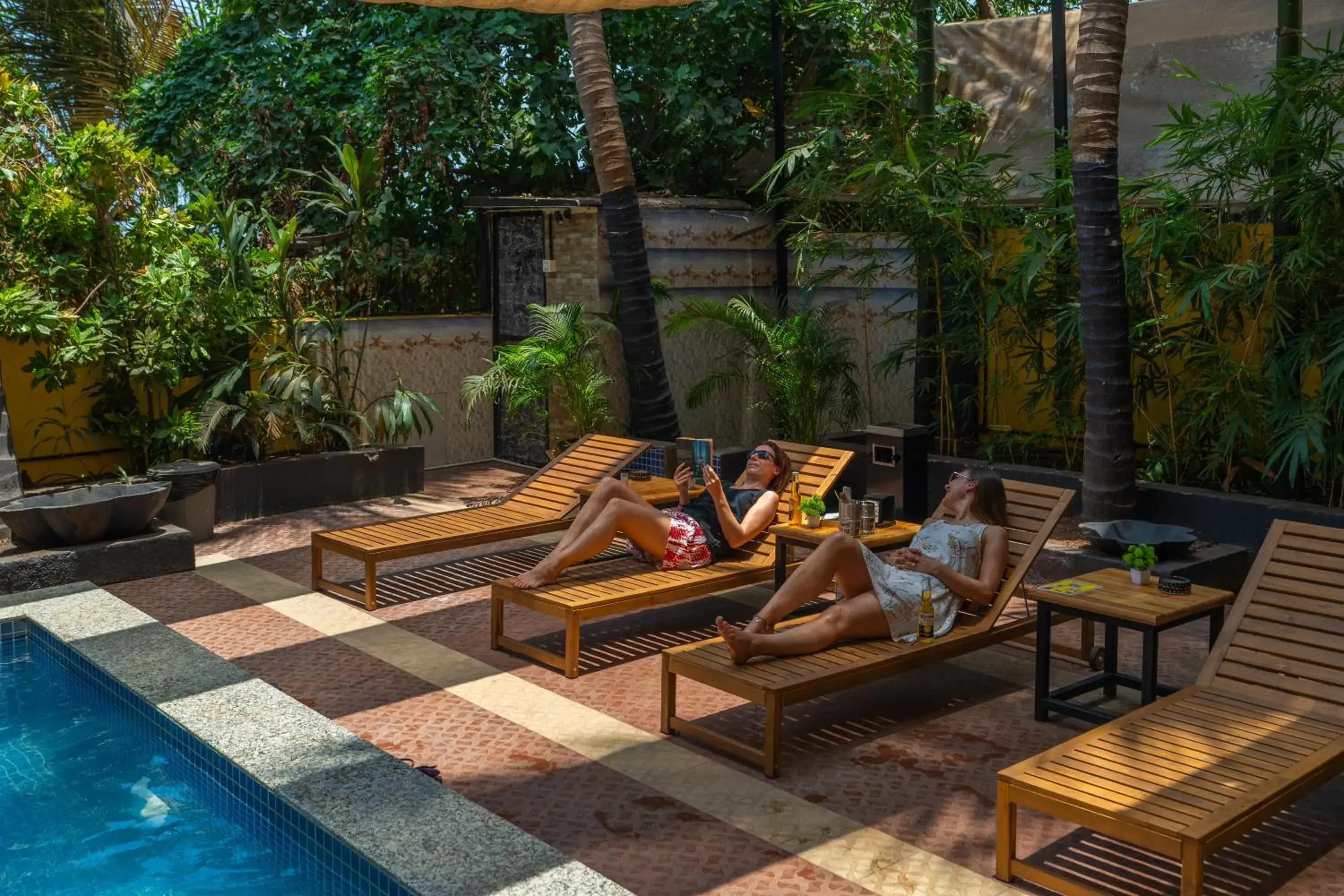 Living room in Whoopers Boutique Hotel Morjim Living room in Whoopers Boutique Hotel Morjim