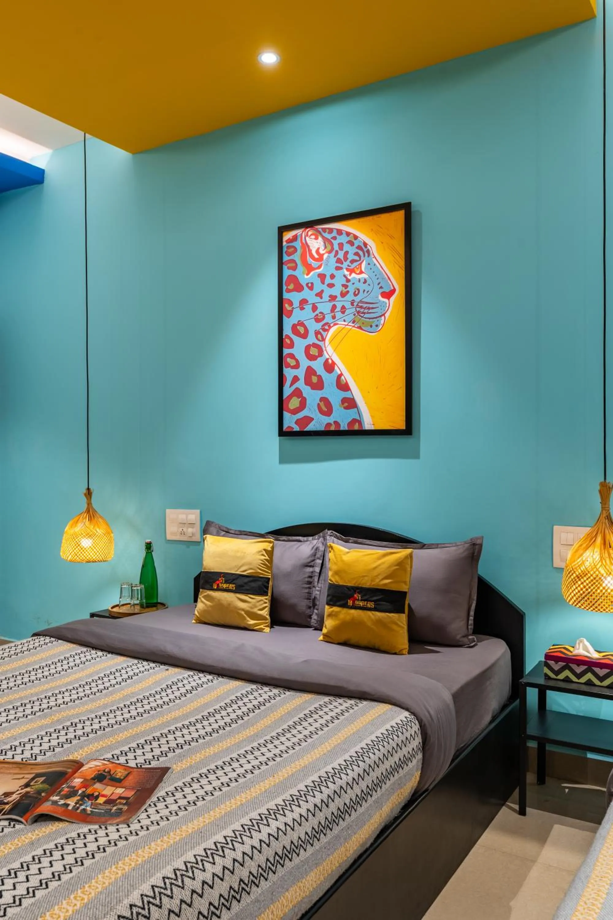 Bed in Whoopers Boutique Hotel Morjim