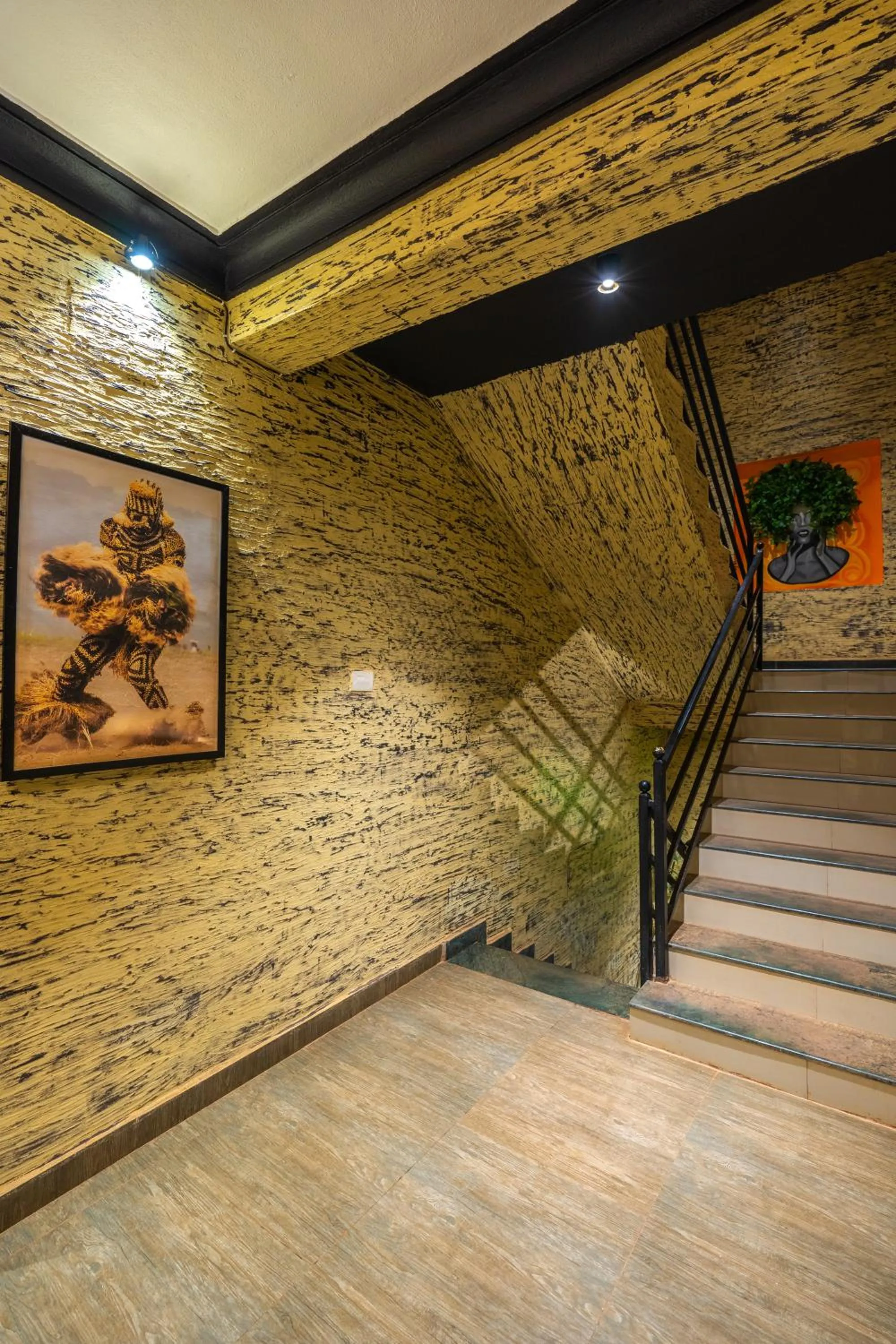 Decorative detail in Whoopers Boutique Hotel Morjim