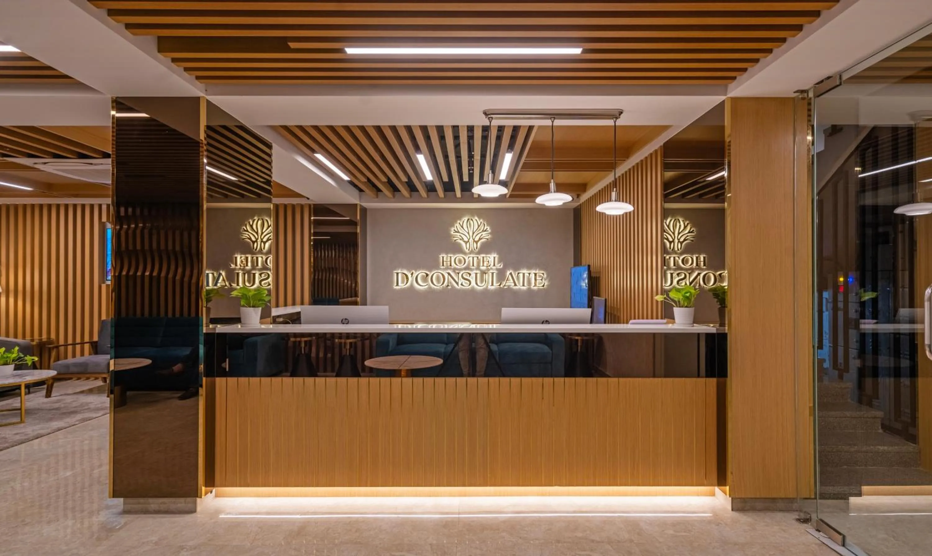 Lobby or reception in Treebo Premium D Consulate