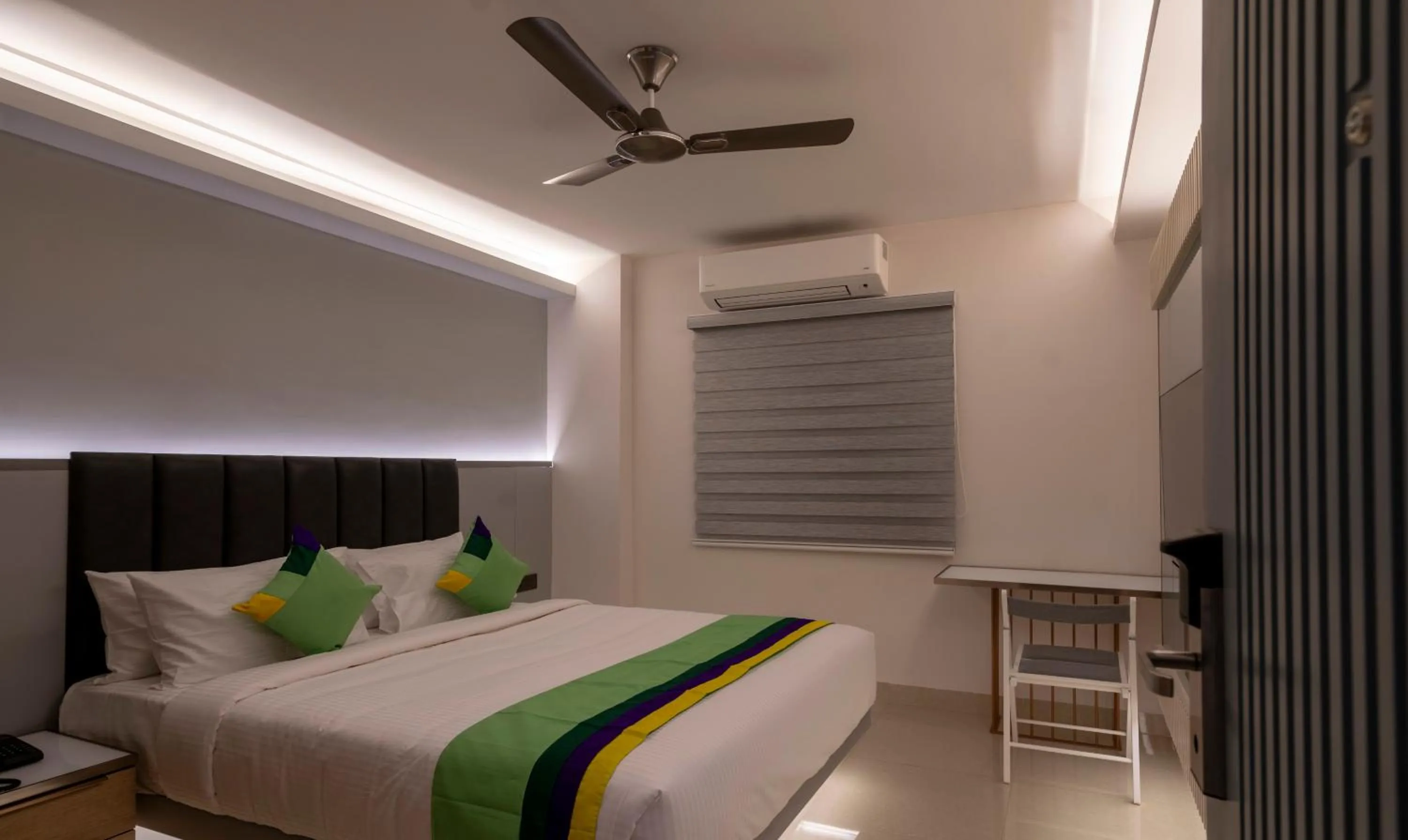 Bedroom, Bed in Treebo Premium D Consulate