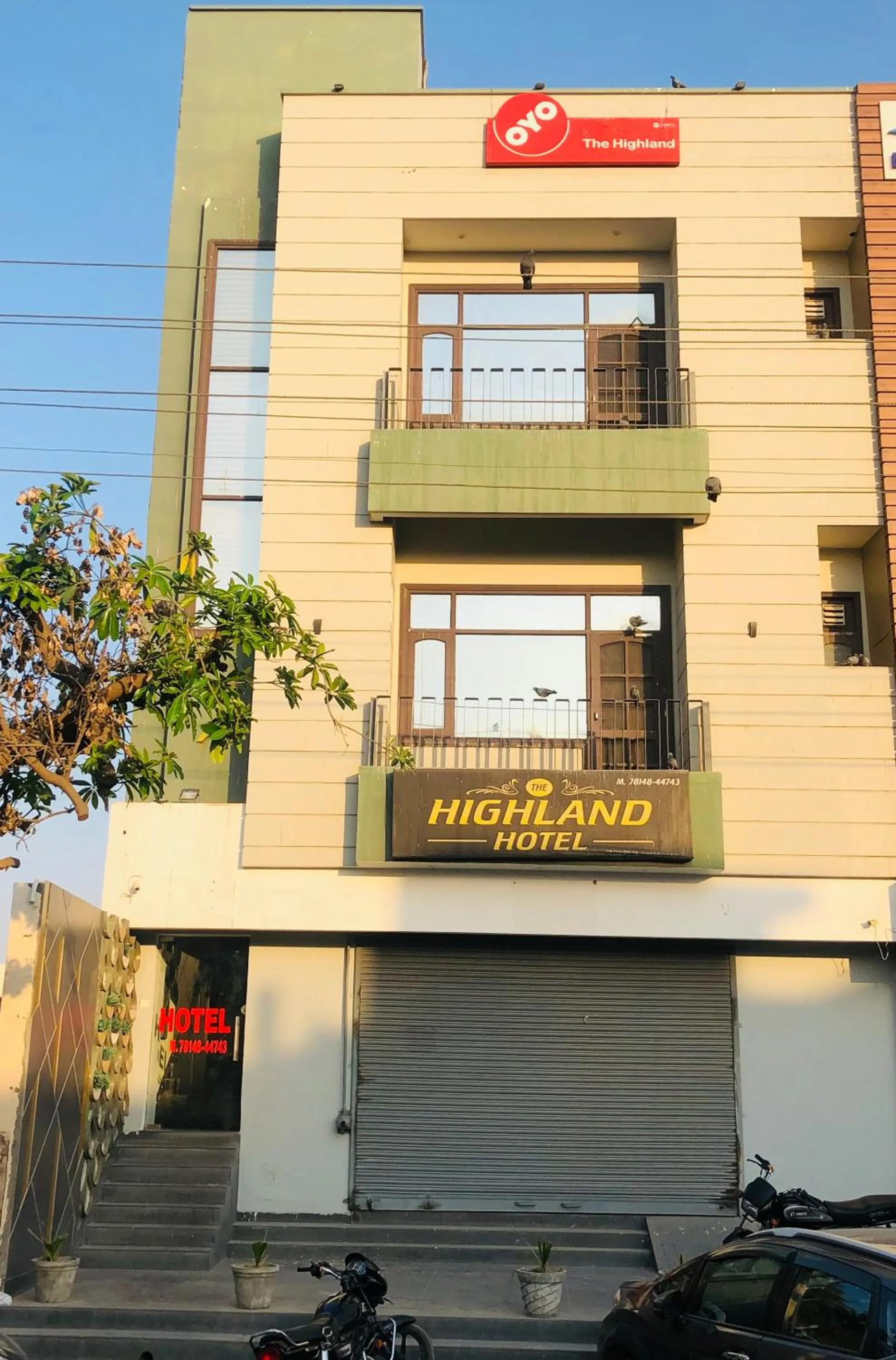 Property building in The highland hotel