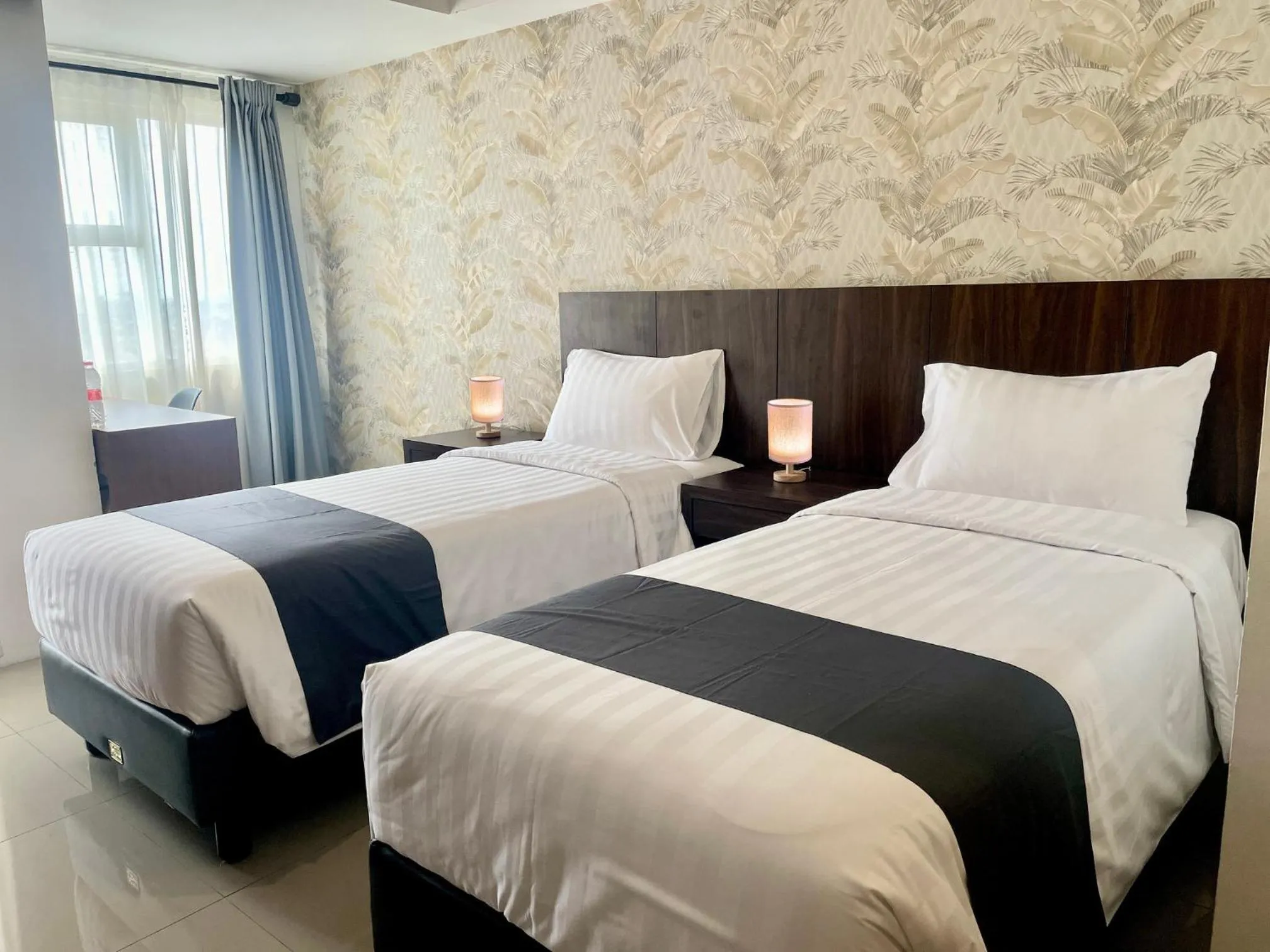 Bed in Nemuru Hotel Ciputat