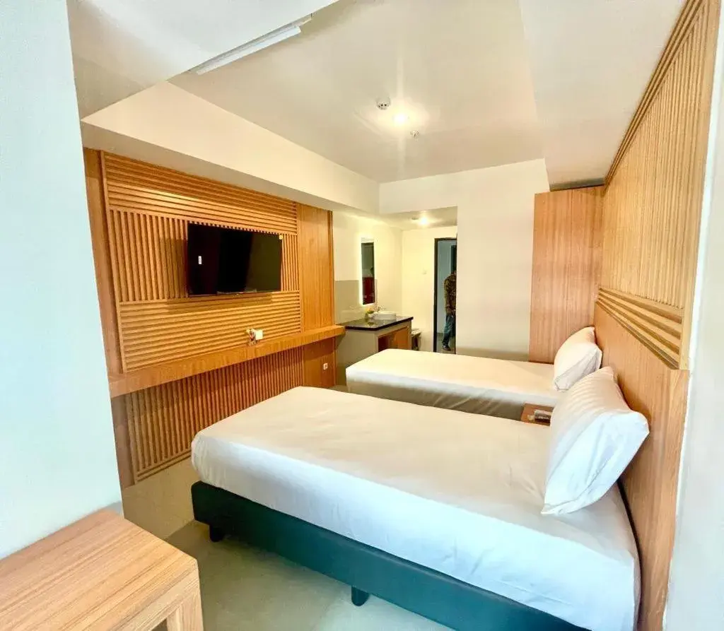 Bed in Nemuru Hotel Ciputat Bed in Nemuru Hotel Ciputat