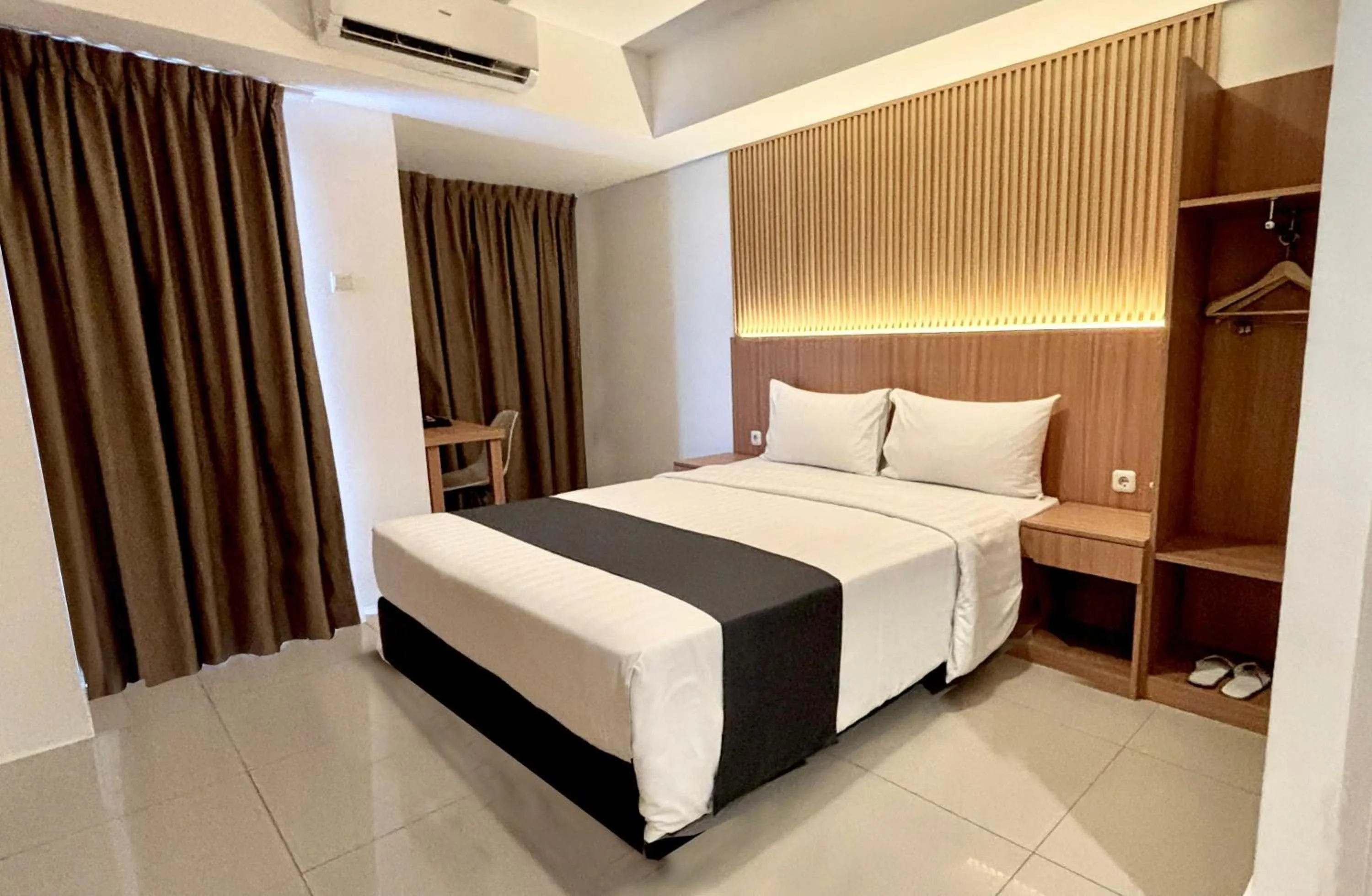 Bed in Nemuru Hotel Ciputat