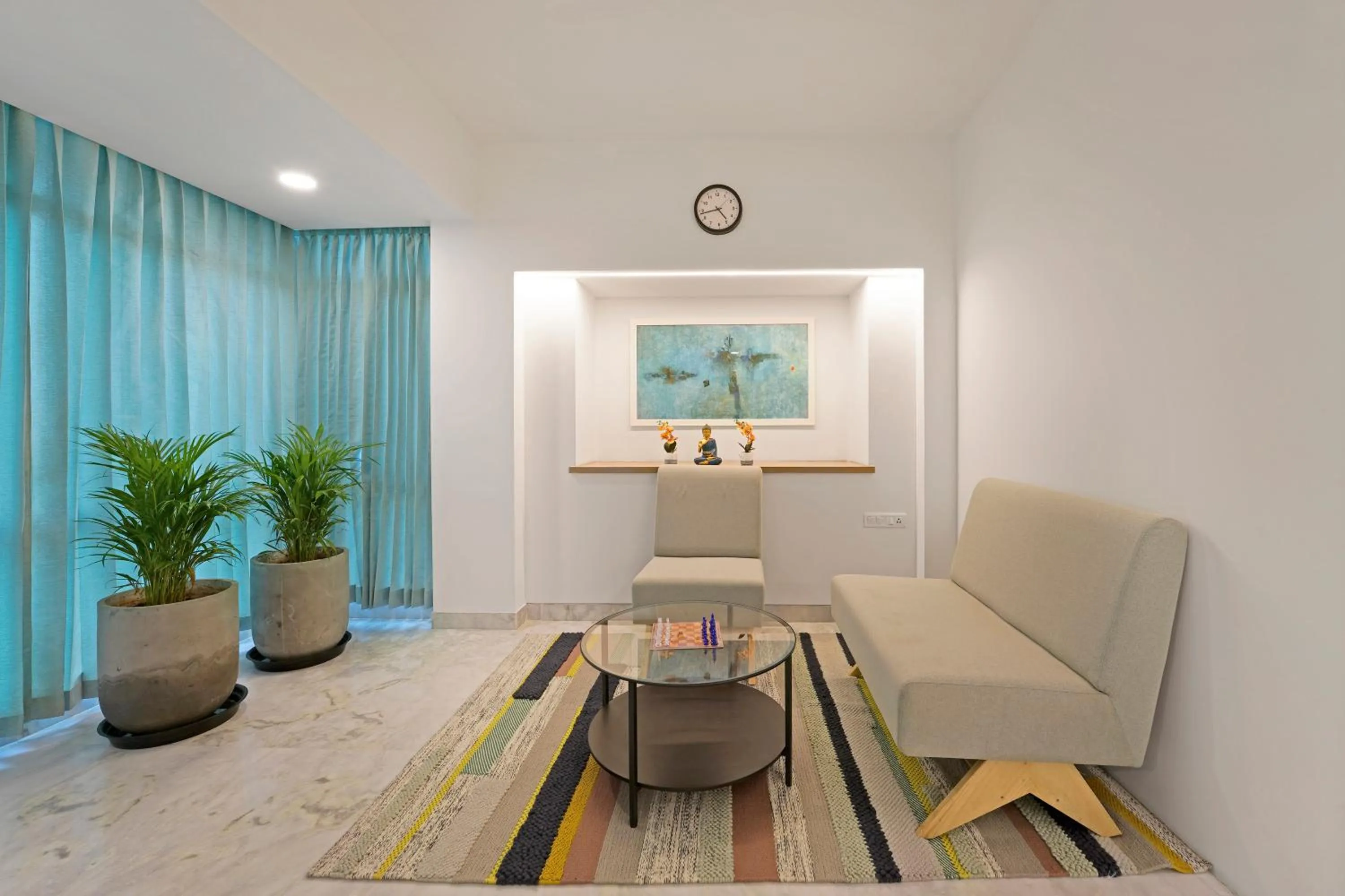 Living room in Nest By Rivido Apart Hotel, Bannerghatta road