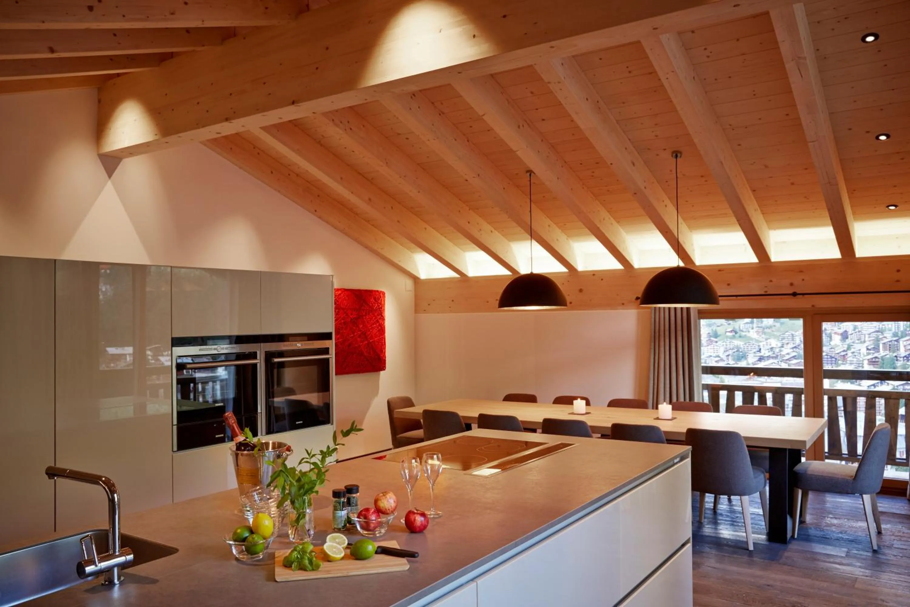 Kitchen or kitchenette in La Vue Luxury Living Apartments