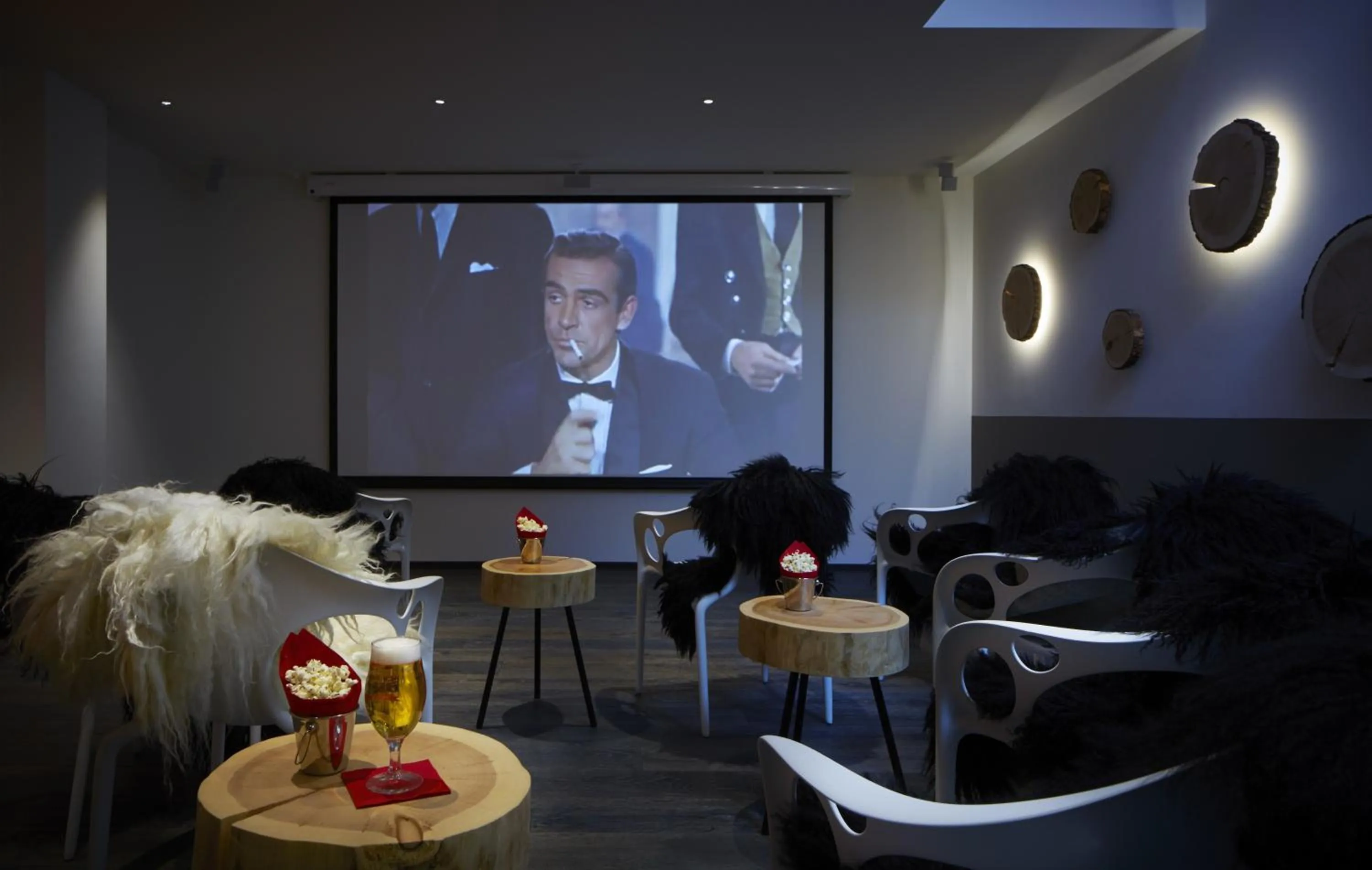 Communal lounge/ TV room in La Vue Luxury Living Apartments