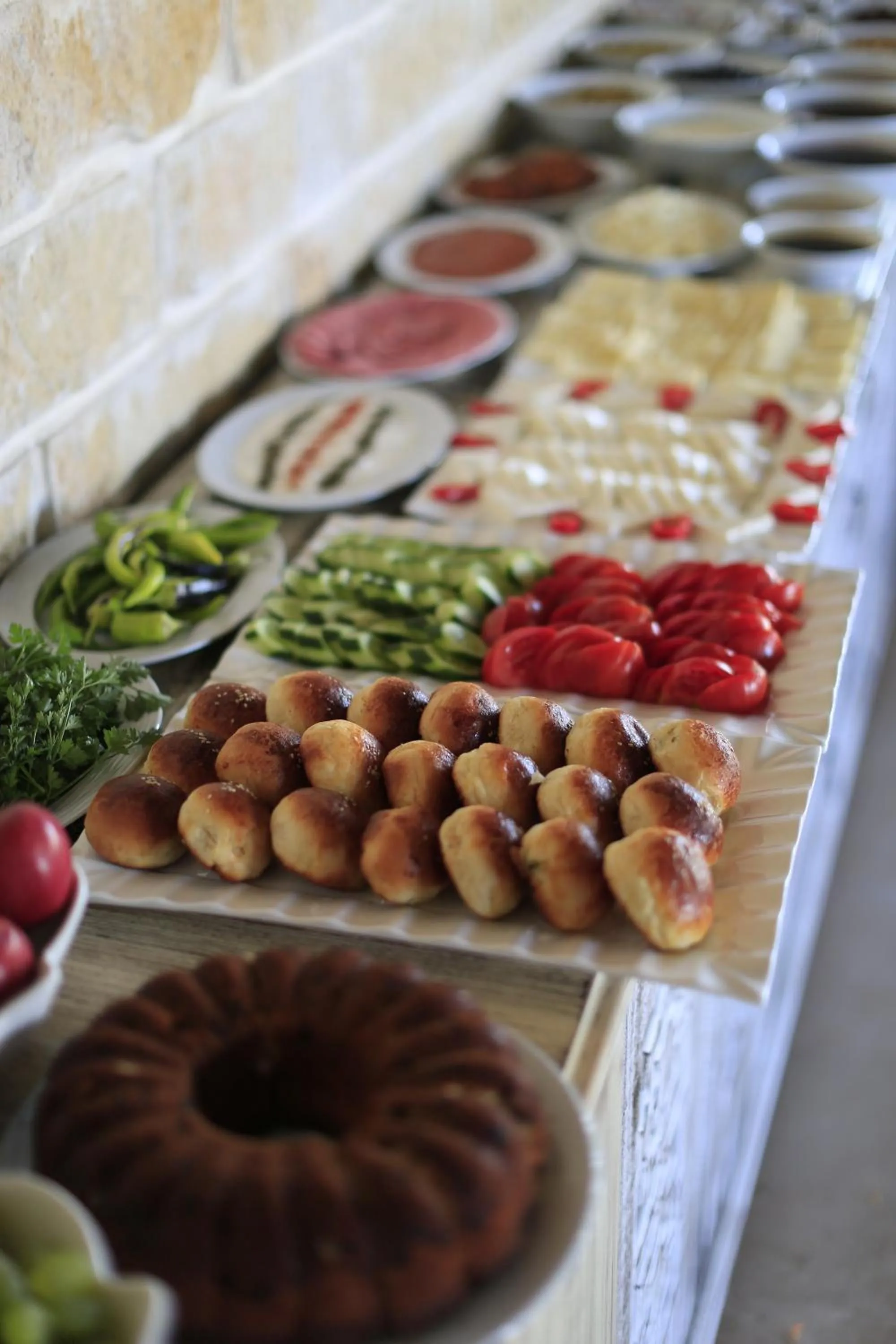 Buffet breakfast in ELEVRES STONE HOUSE HOTEL