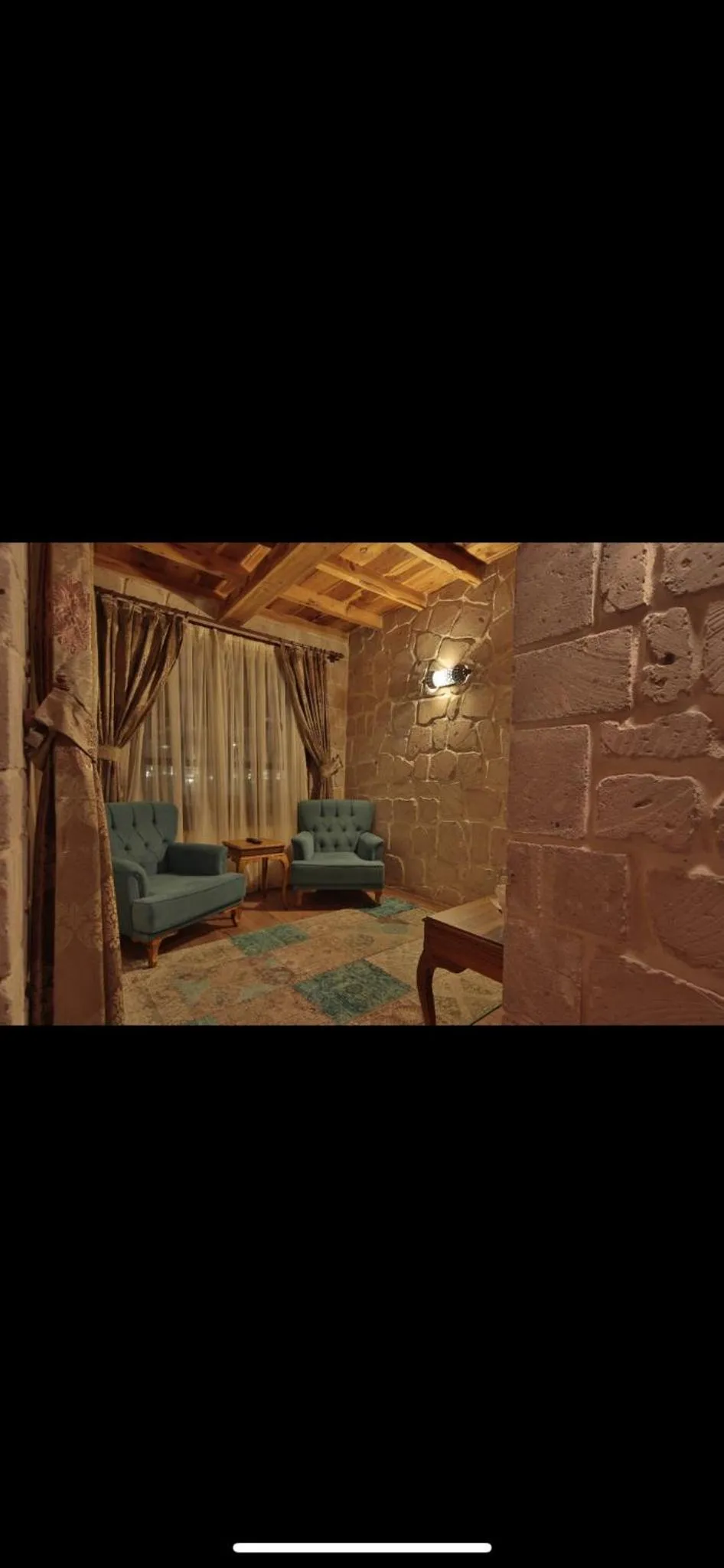 Living room, Bed in ELEVRES STONE HOUSE HOTEL