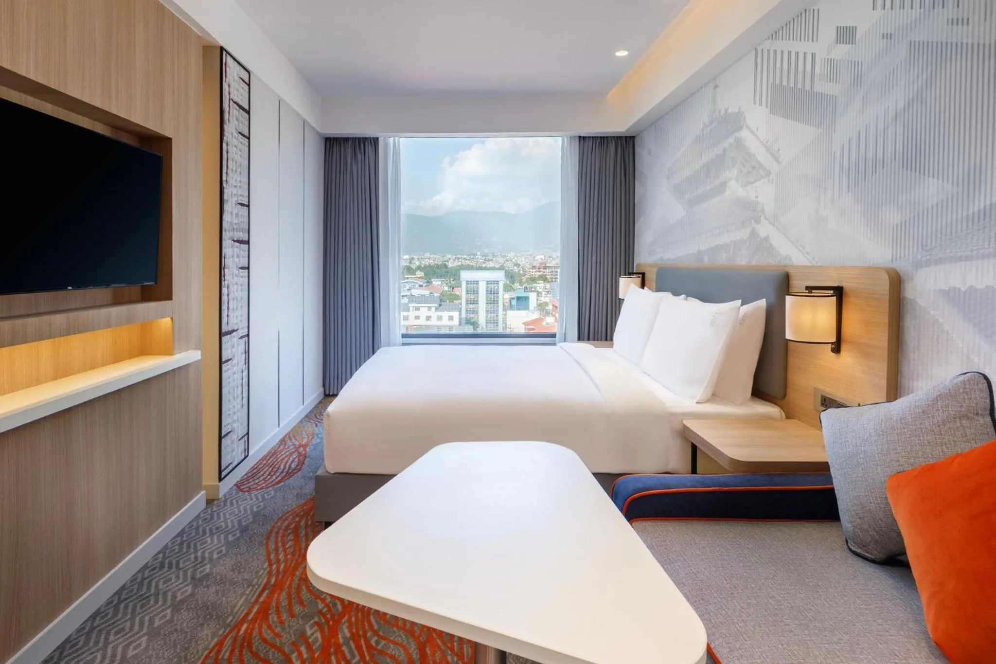 Photo of the whole room, Bed in Holiday Inn Express Kathmandu Naxal by IHG