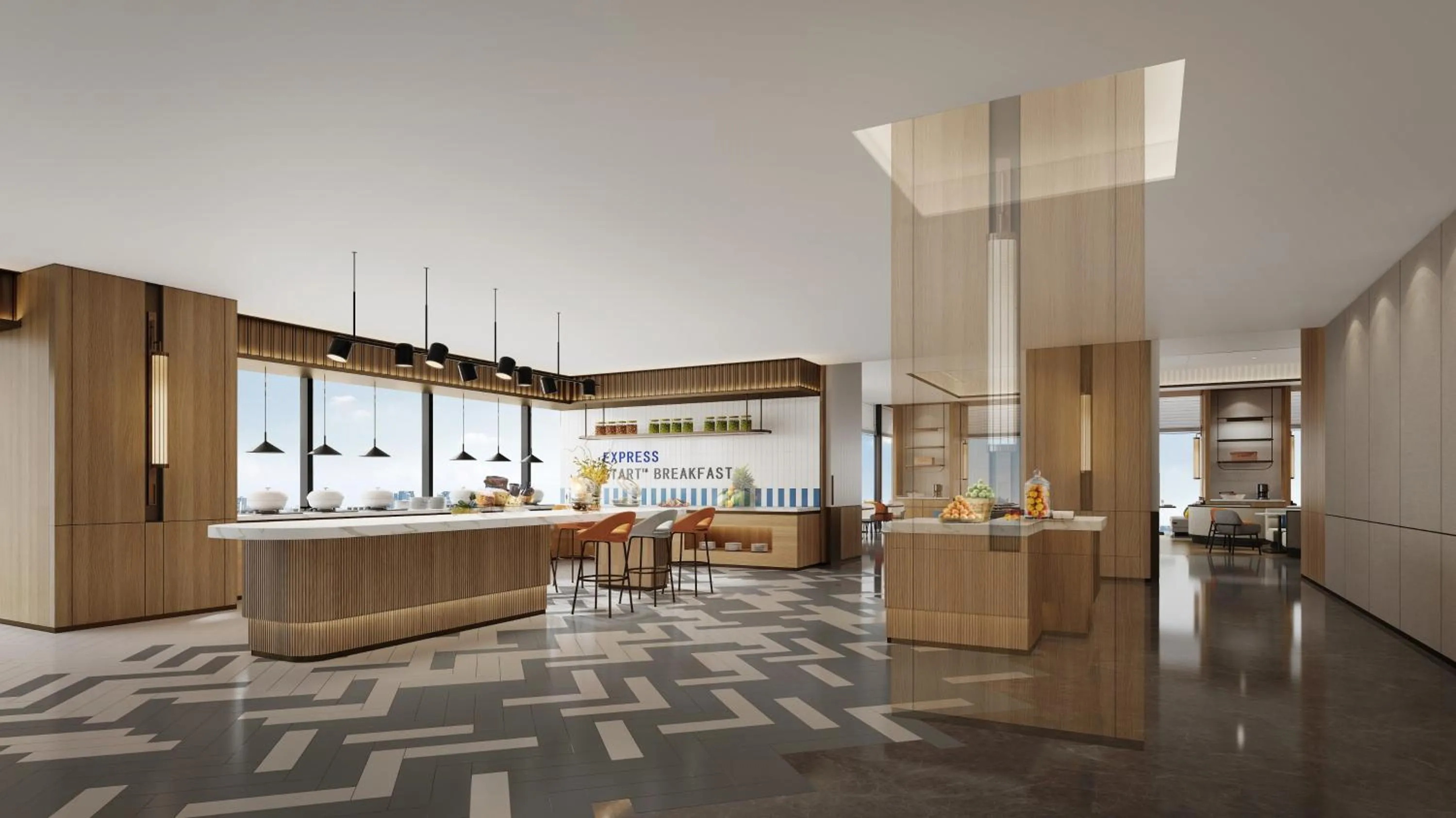 Restaurant/places to eat in Holiday Inn Express Shenzhen Futian Center by IHG