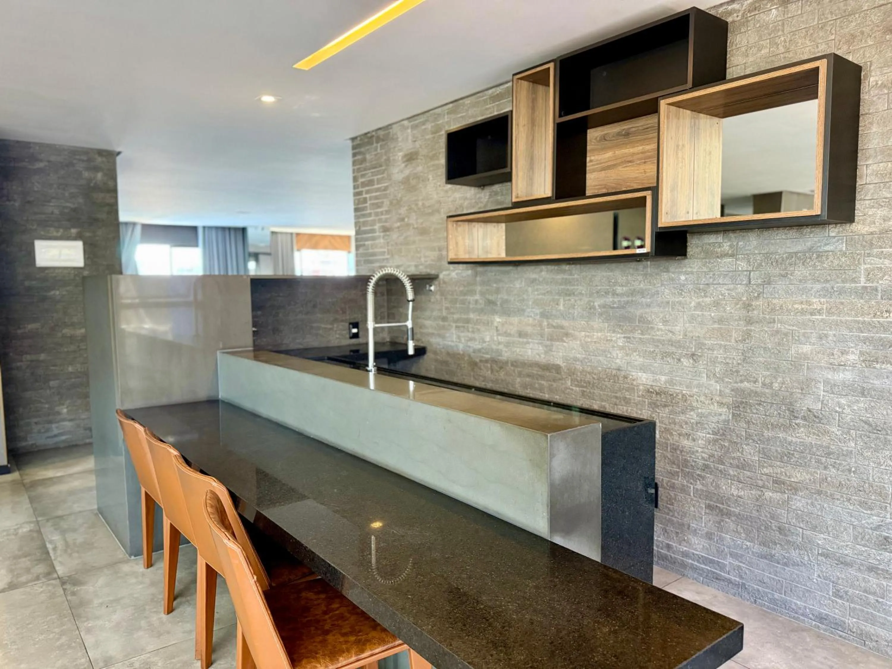 Seating area in EDF TIME - By Temporada Expert - Prédio com excelente custo benefício!