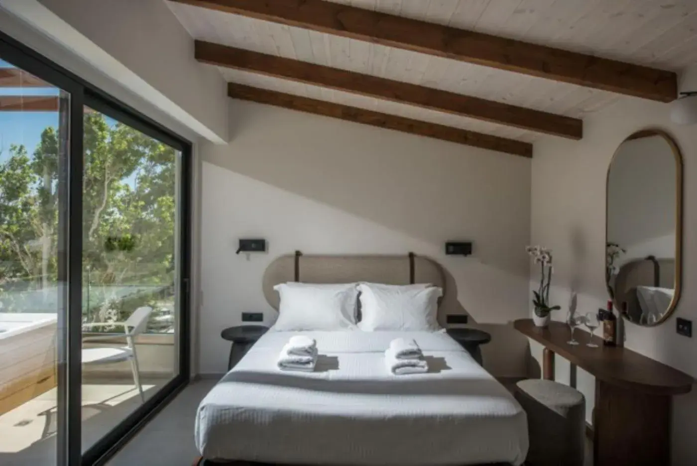 Bed in VAYA Suites by Omilos Hotels Bed in VAYA Suites by Omilos Hotels