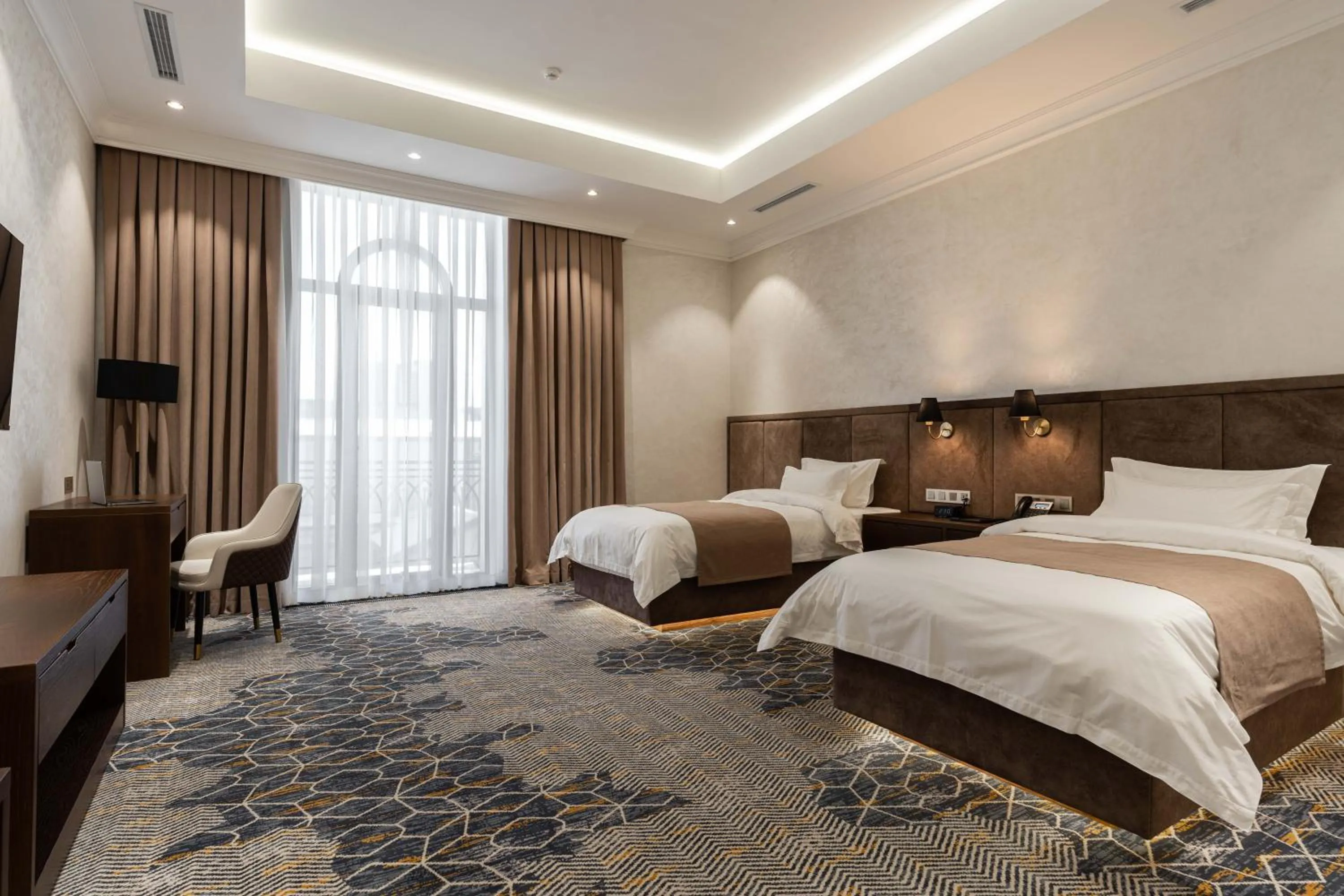 Bed in FRANKFORT Expo Hotel