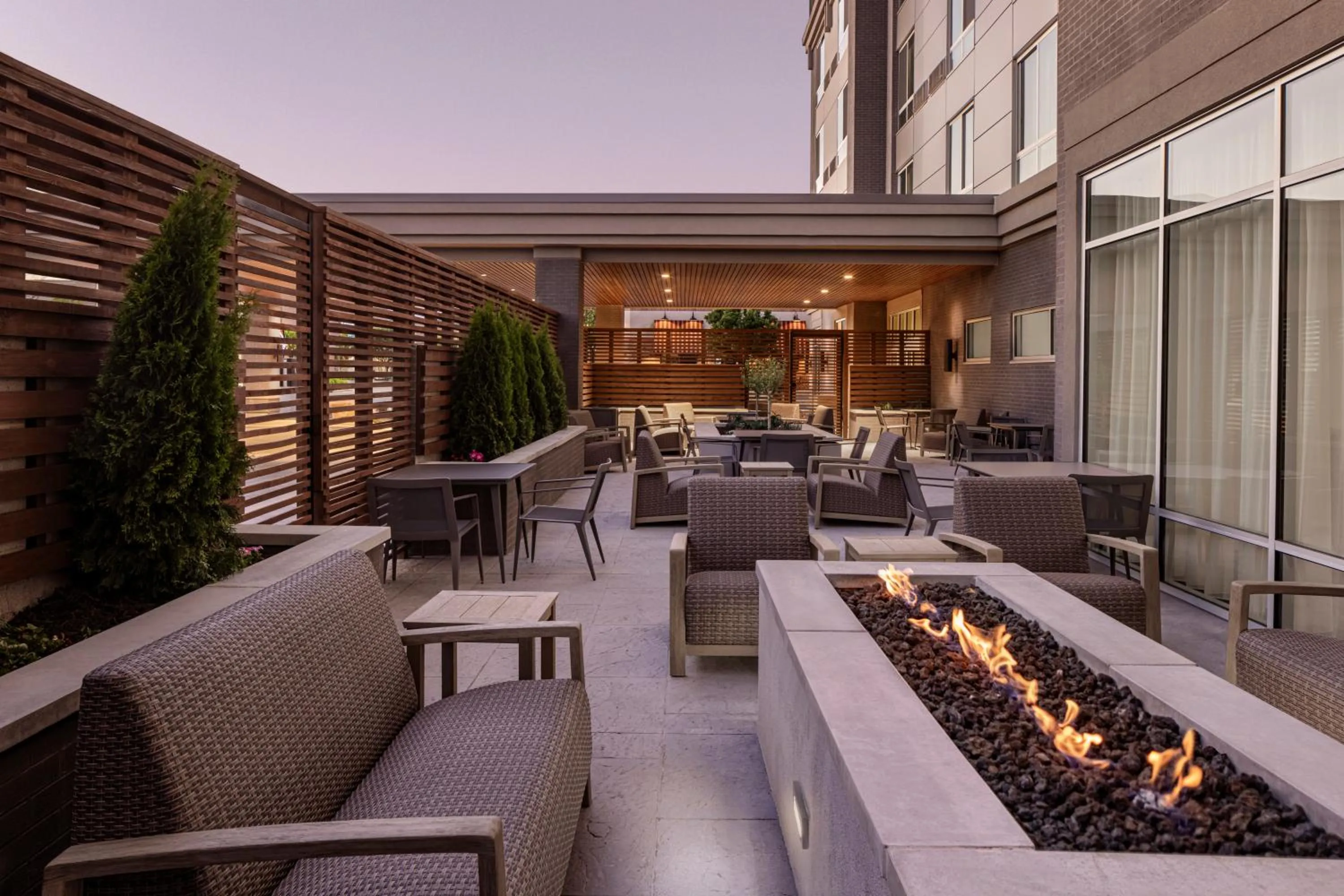 Patio in Courtyard by Marriott Orem University Place
