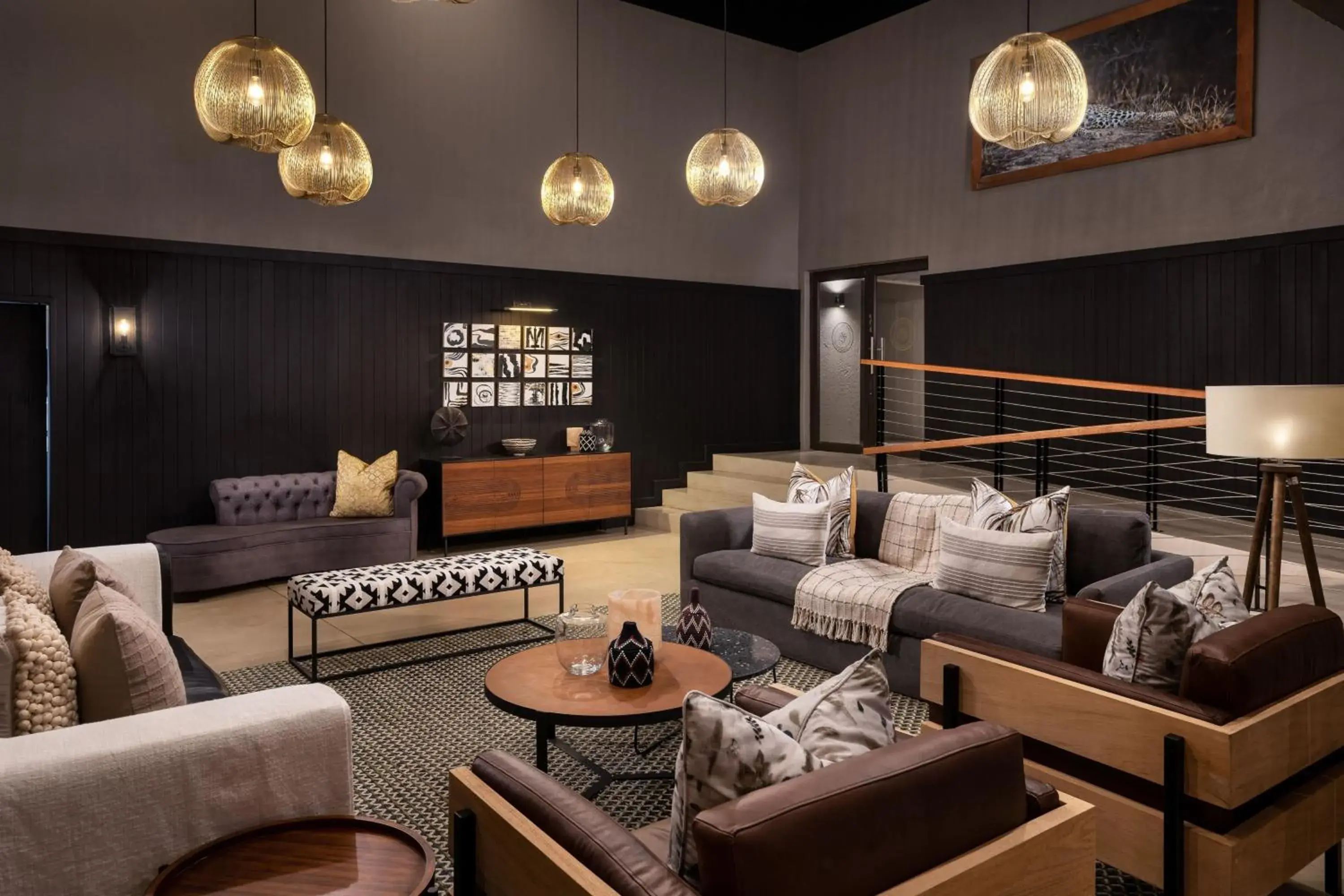 Lounge or bar in Leopard Sands Kruger Park Lounge or bar in Leopard Sands Kruger Park