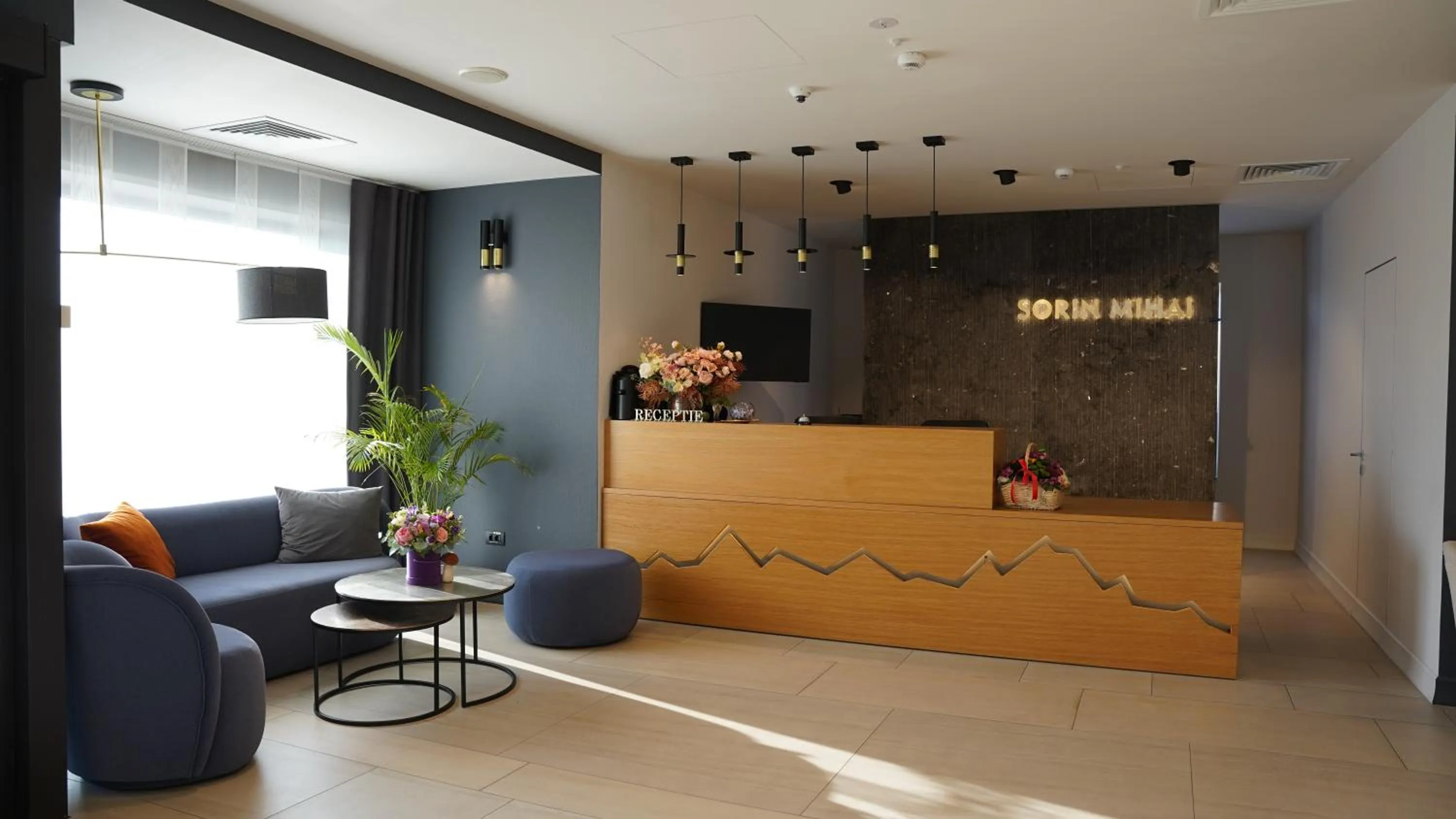 Lobby or reception in Hotel Sorin MIHAI