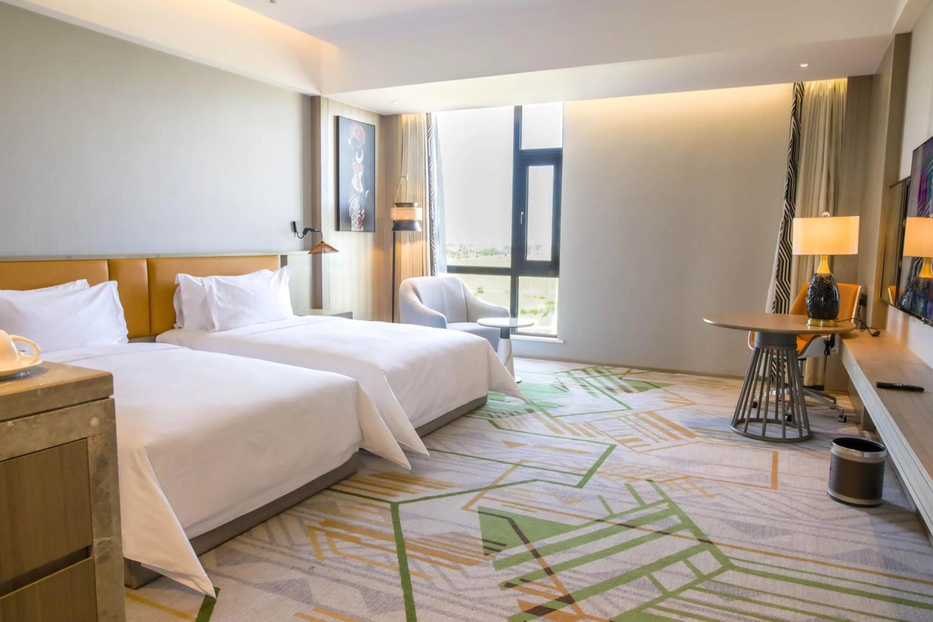 Bed in Argyle Grand Hotel Nairobi Airport