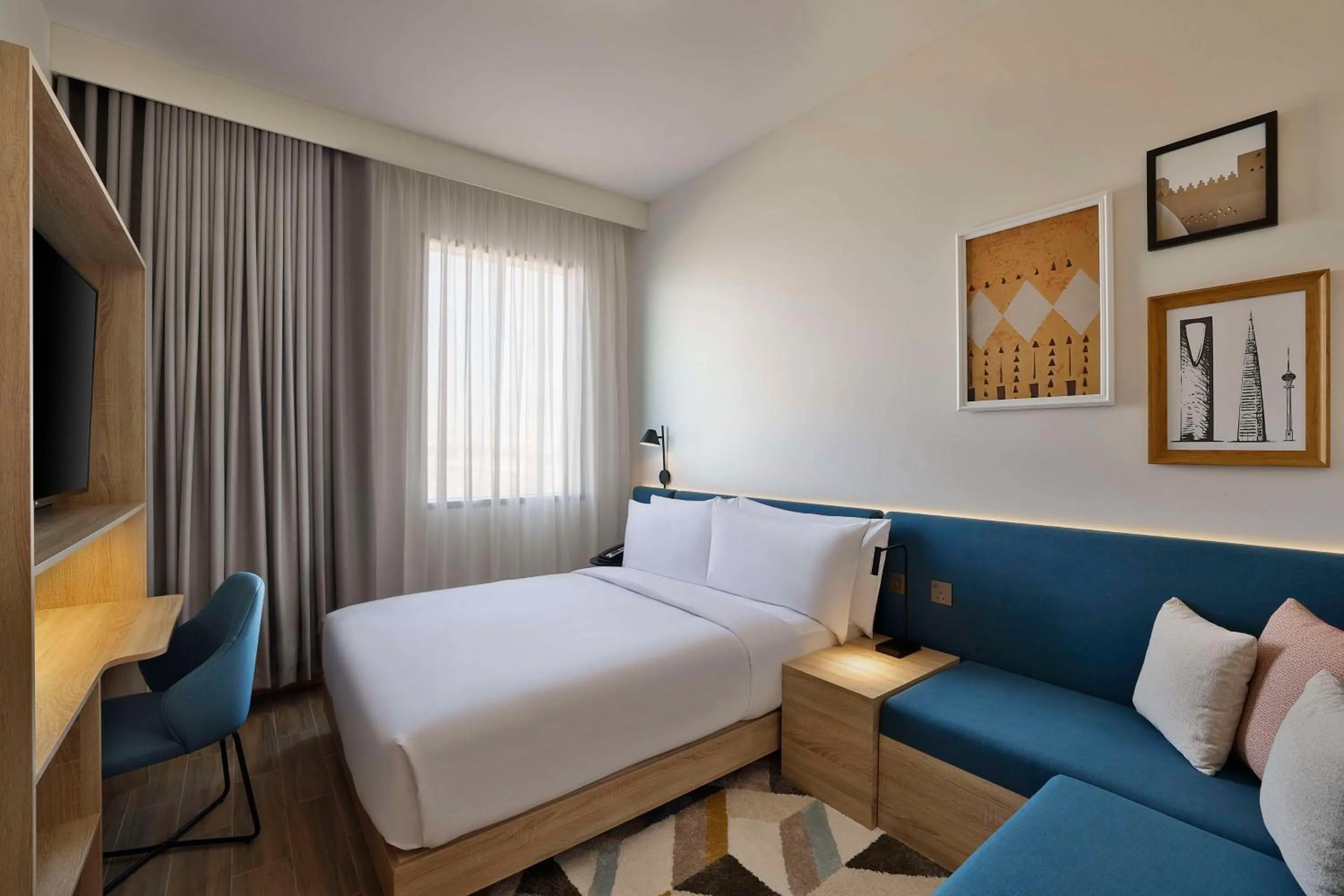 Bed in Hampton by Hilton Sharma NEOM Community 1