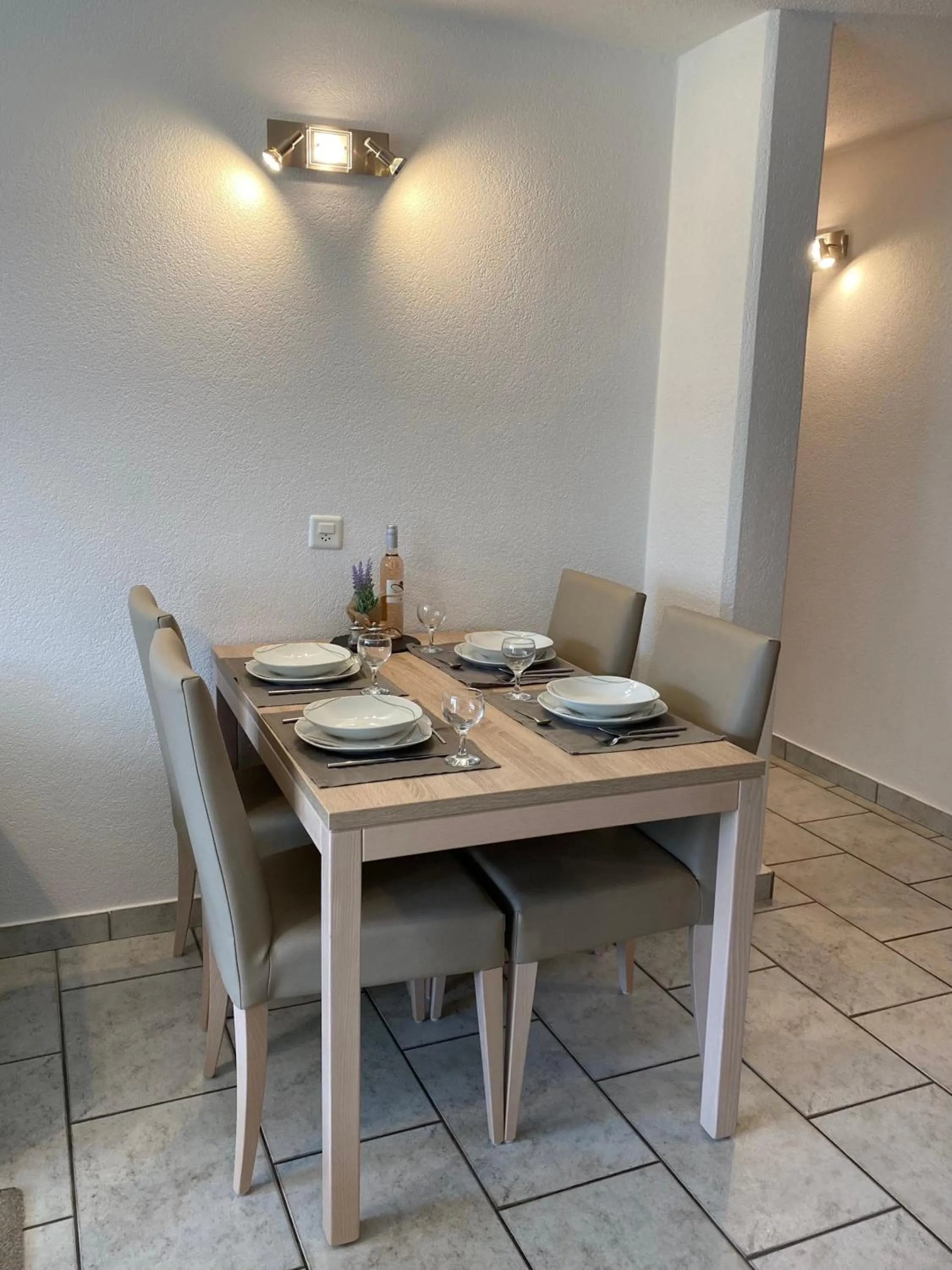 Dining area in Apartments Arcadia
