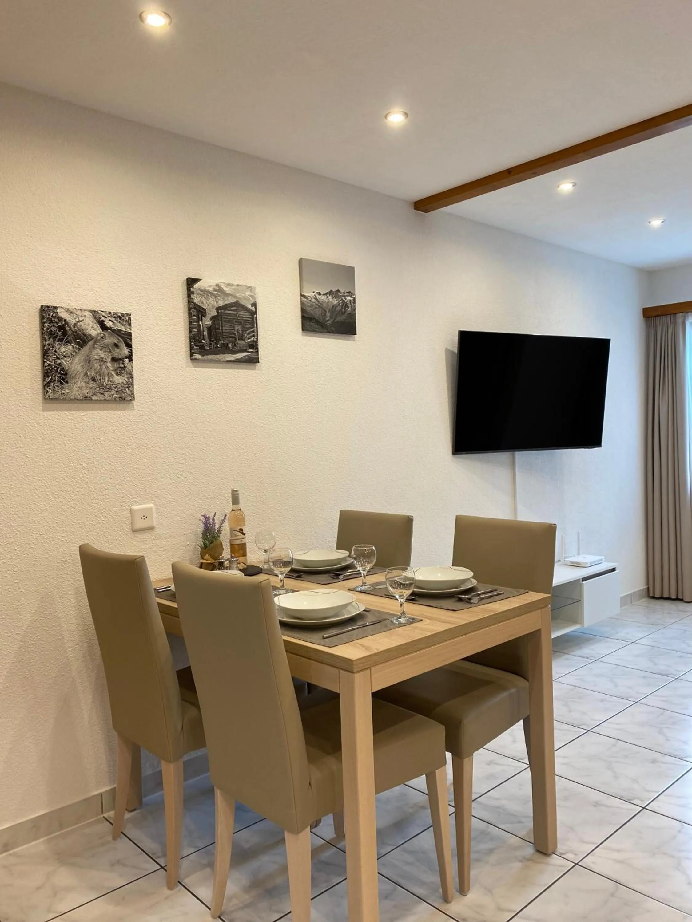 Dining area in Apartments Arcadia