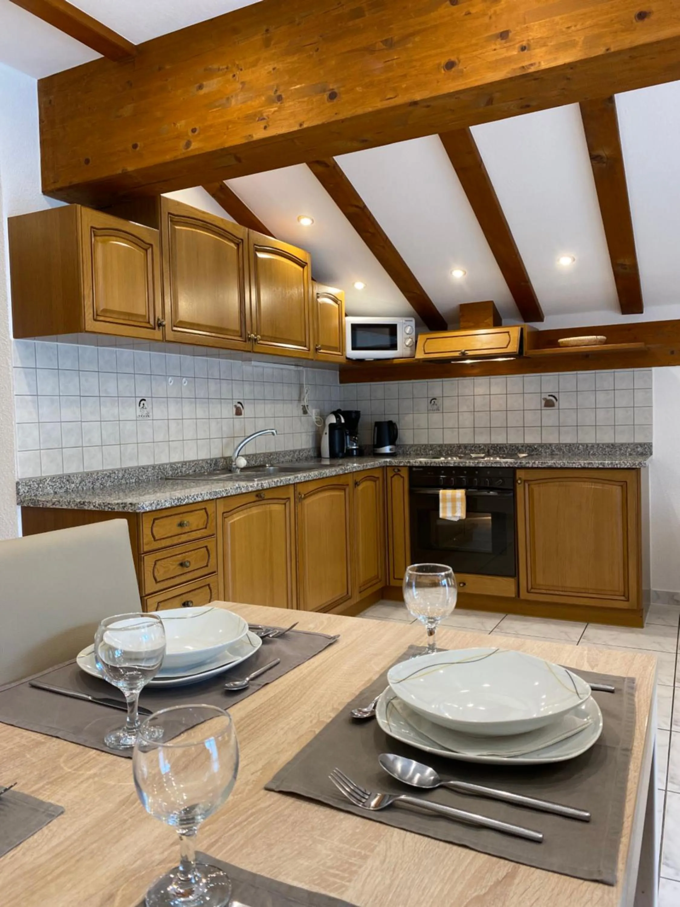 Kitchen or kitchenette in Apartments Arcadia