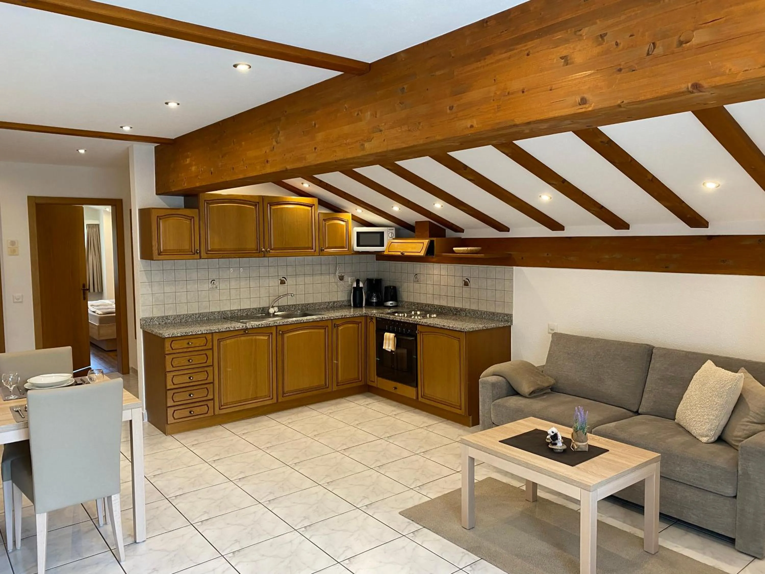 Kitchen or kitchenette in Apartments Arcadia